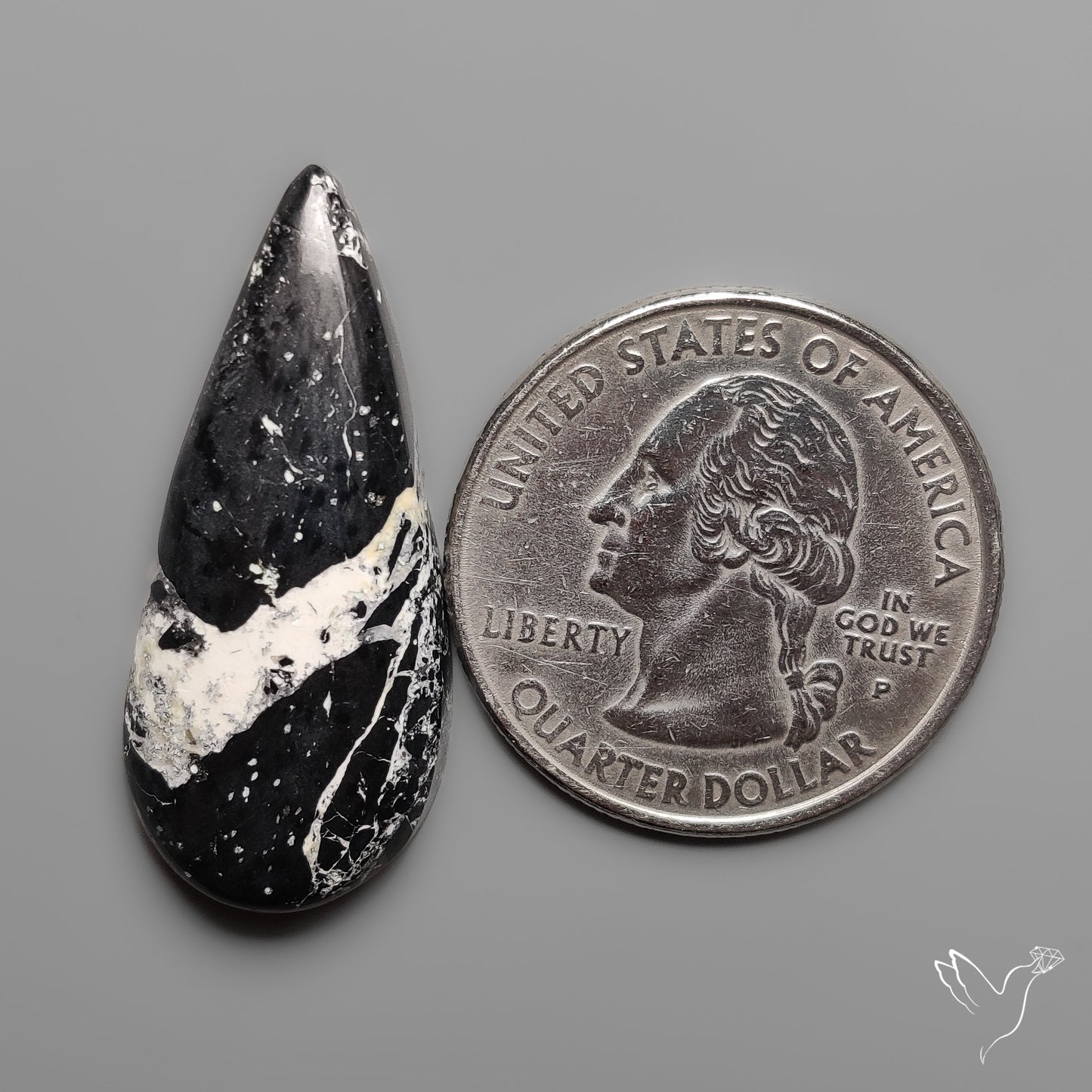 White Buffalo Turquoise Cabochon