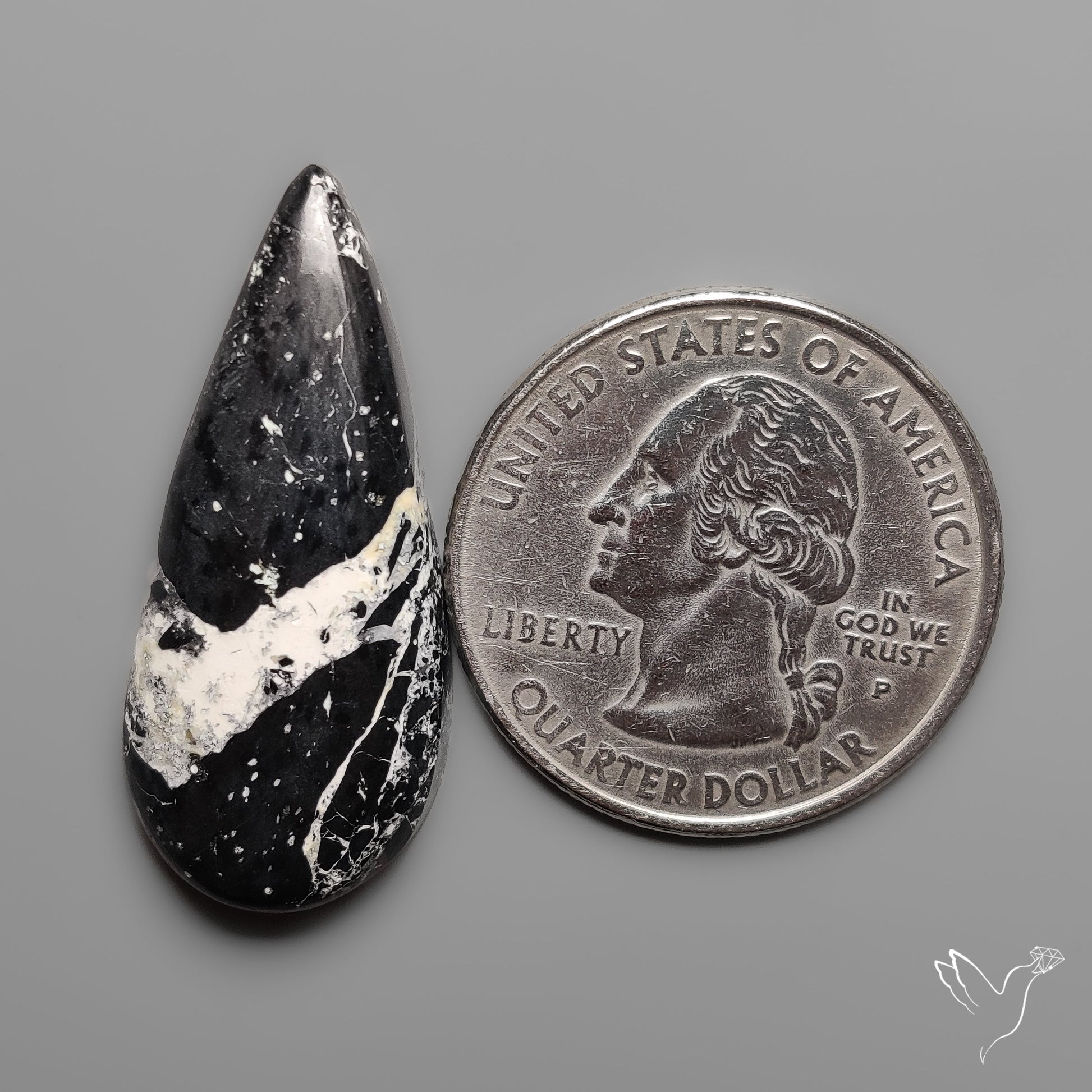 White Buffalo Turquoise Cabochon