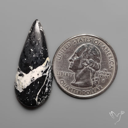 White Buffalo Turquoise Cabochon