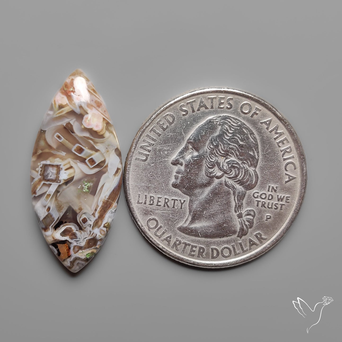 Turkish Tube Agate Cabochon