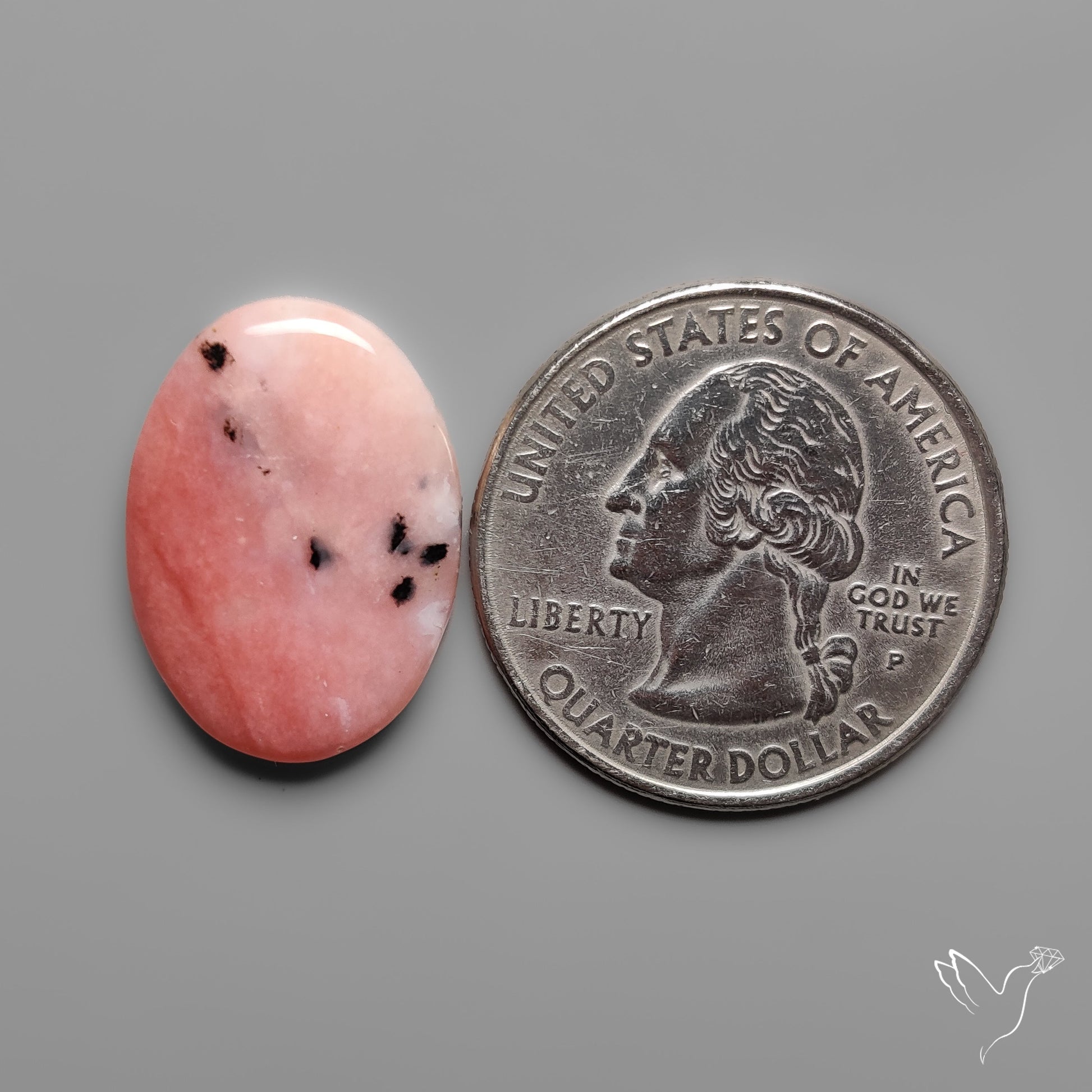 Peruvian Pink Opal Cabochon