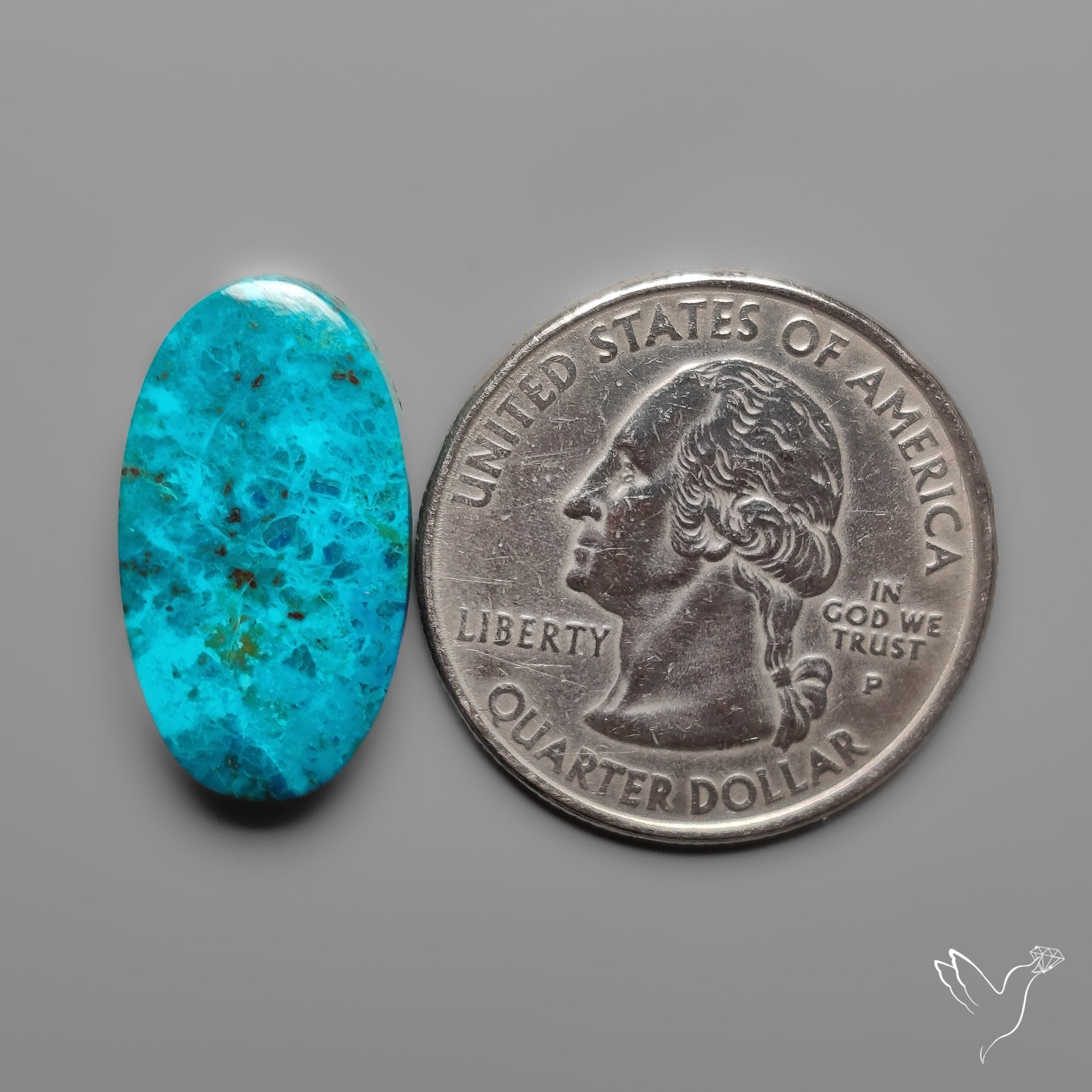 Shattuckite Cabochon