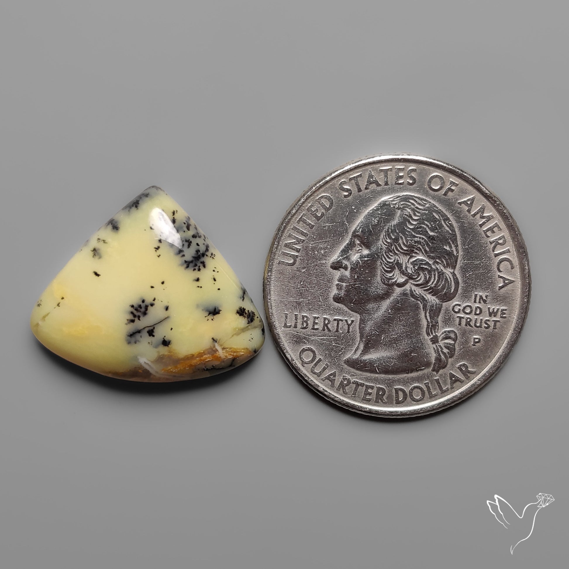 Australian Yellow Dendrtitic Agate