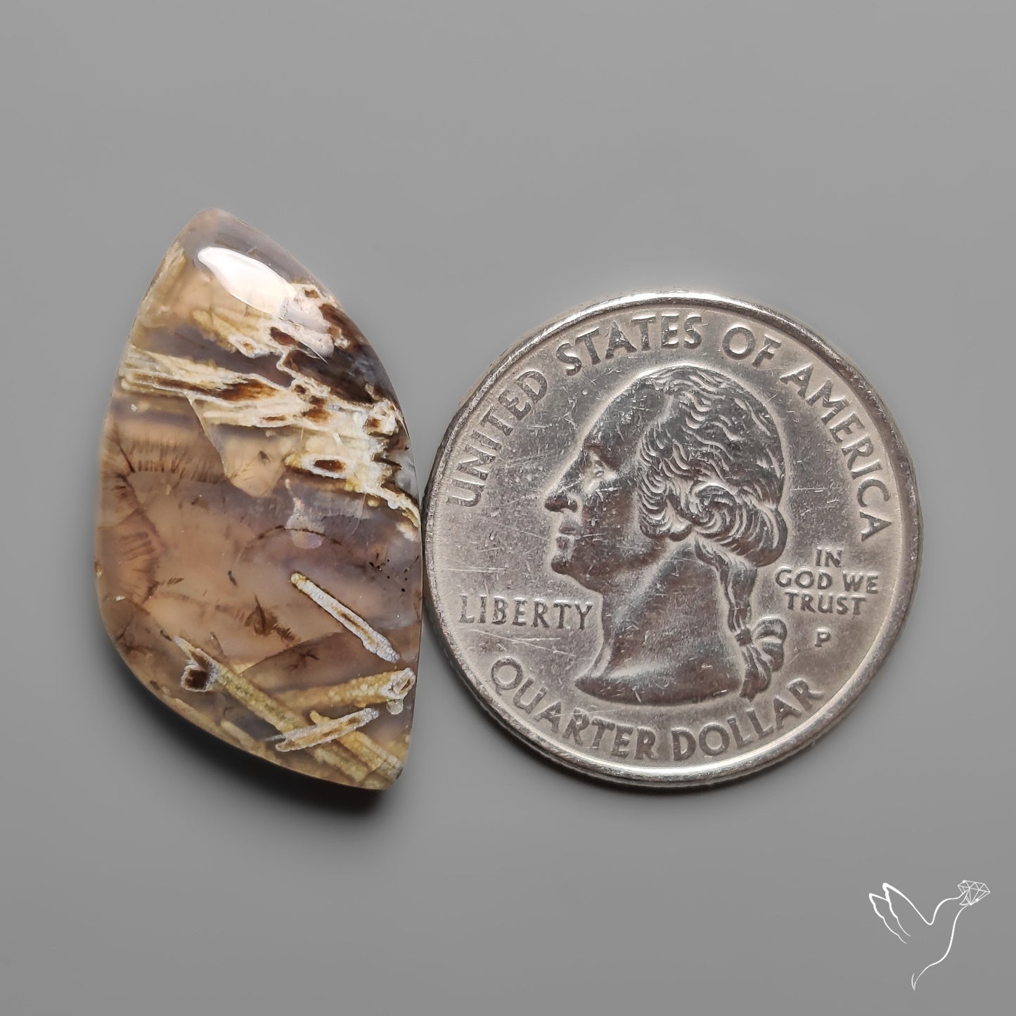 Turkish Tube Agate Cabochon