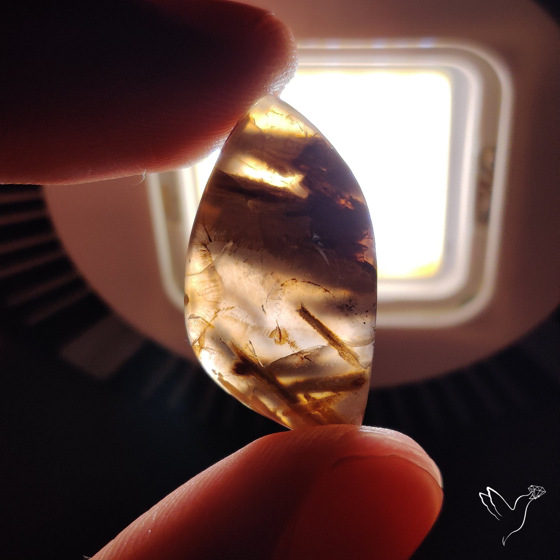 Turkish Tube Agate Cabochon
