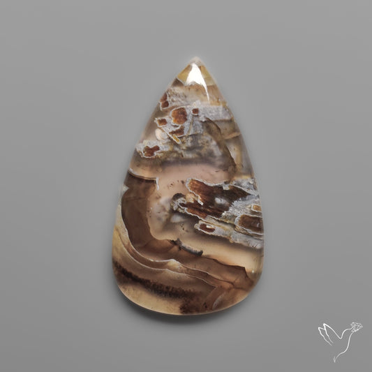 Turkish Tube Agate Cabochon