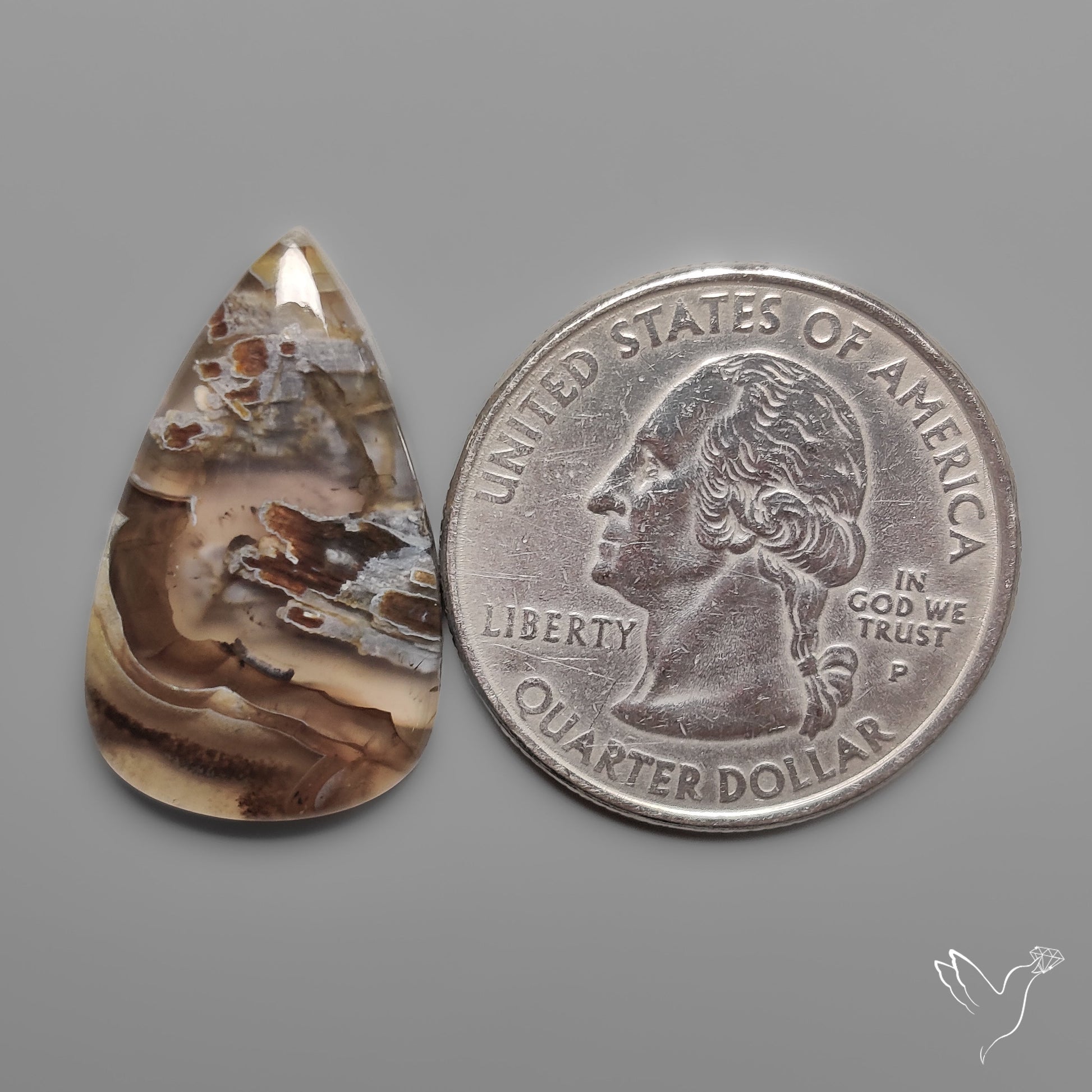 Turkish Tube Agate Cabochon