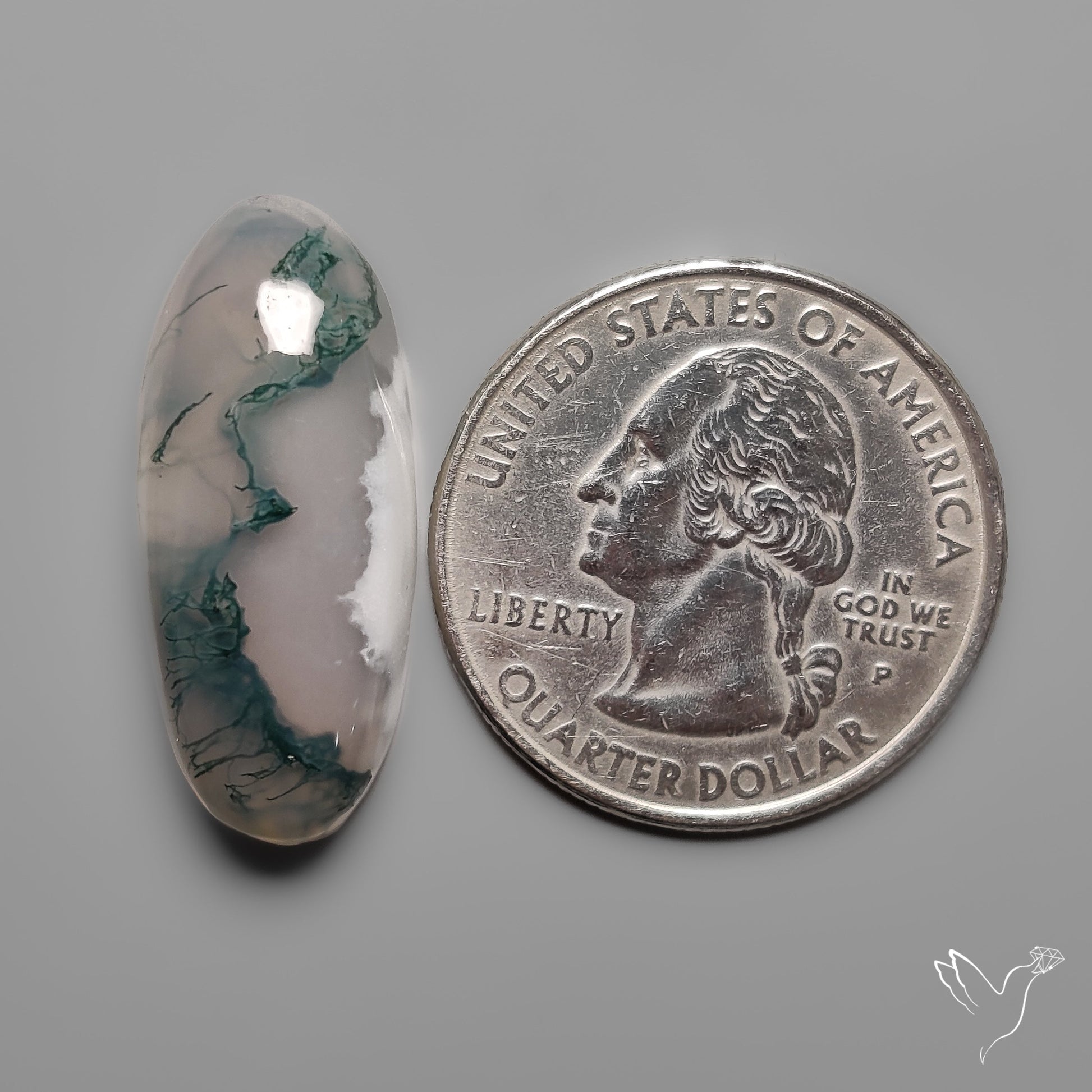 Moss Agate Cabochon