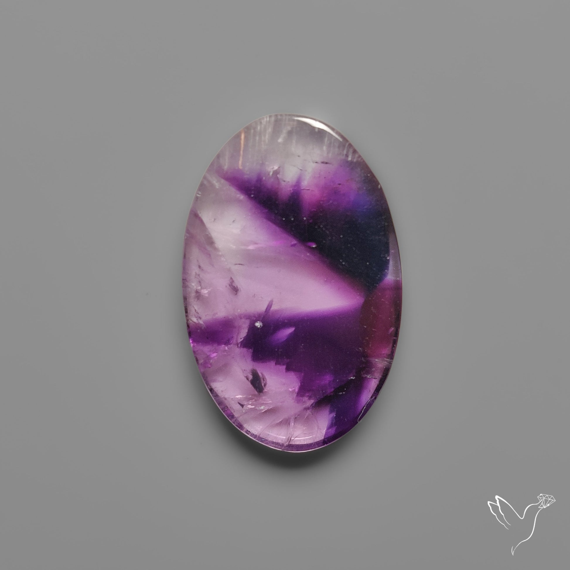 Trapiche Amethyst Cabochon