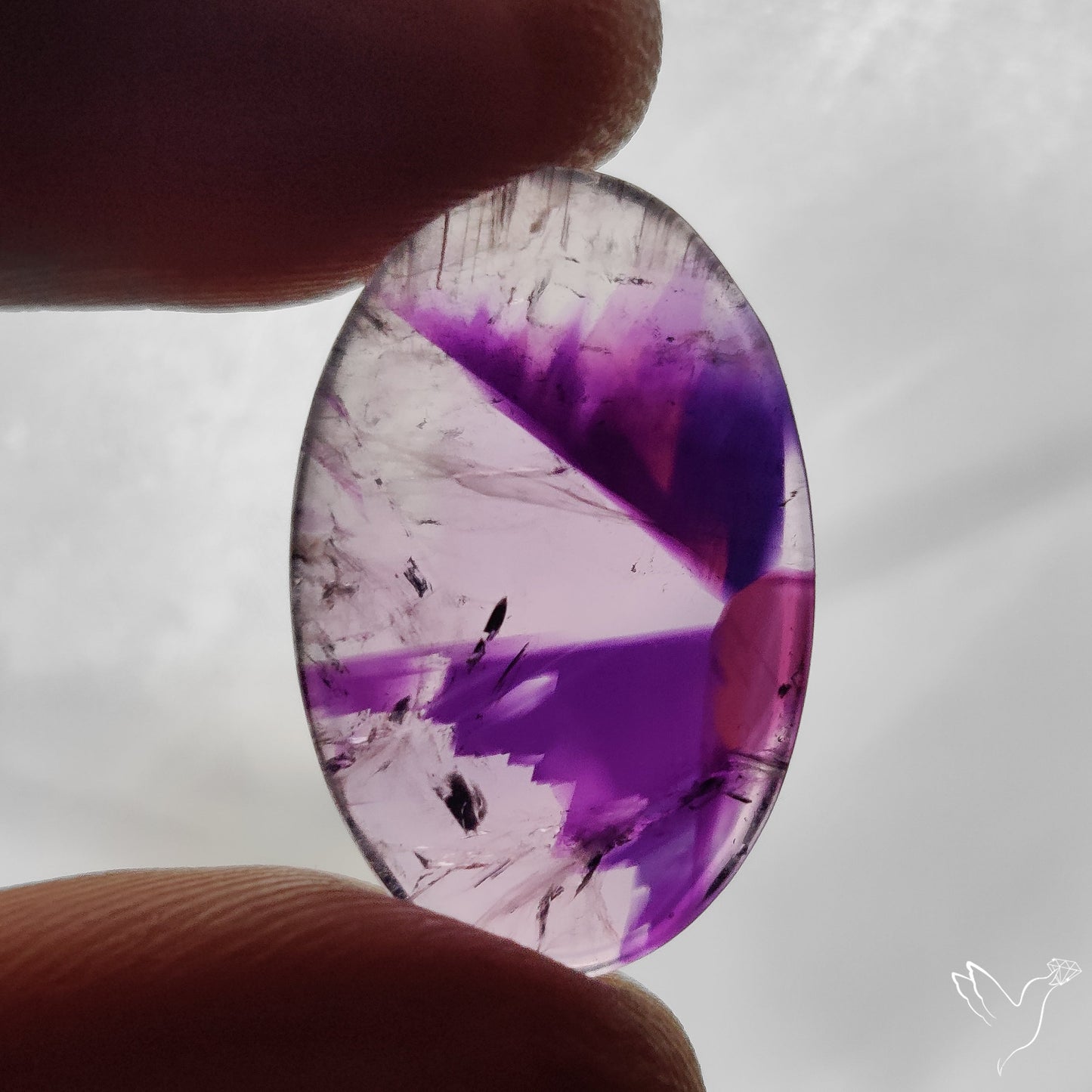 Trapiche Amethyst Cabochon