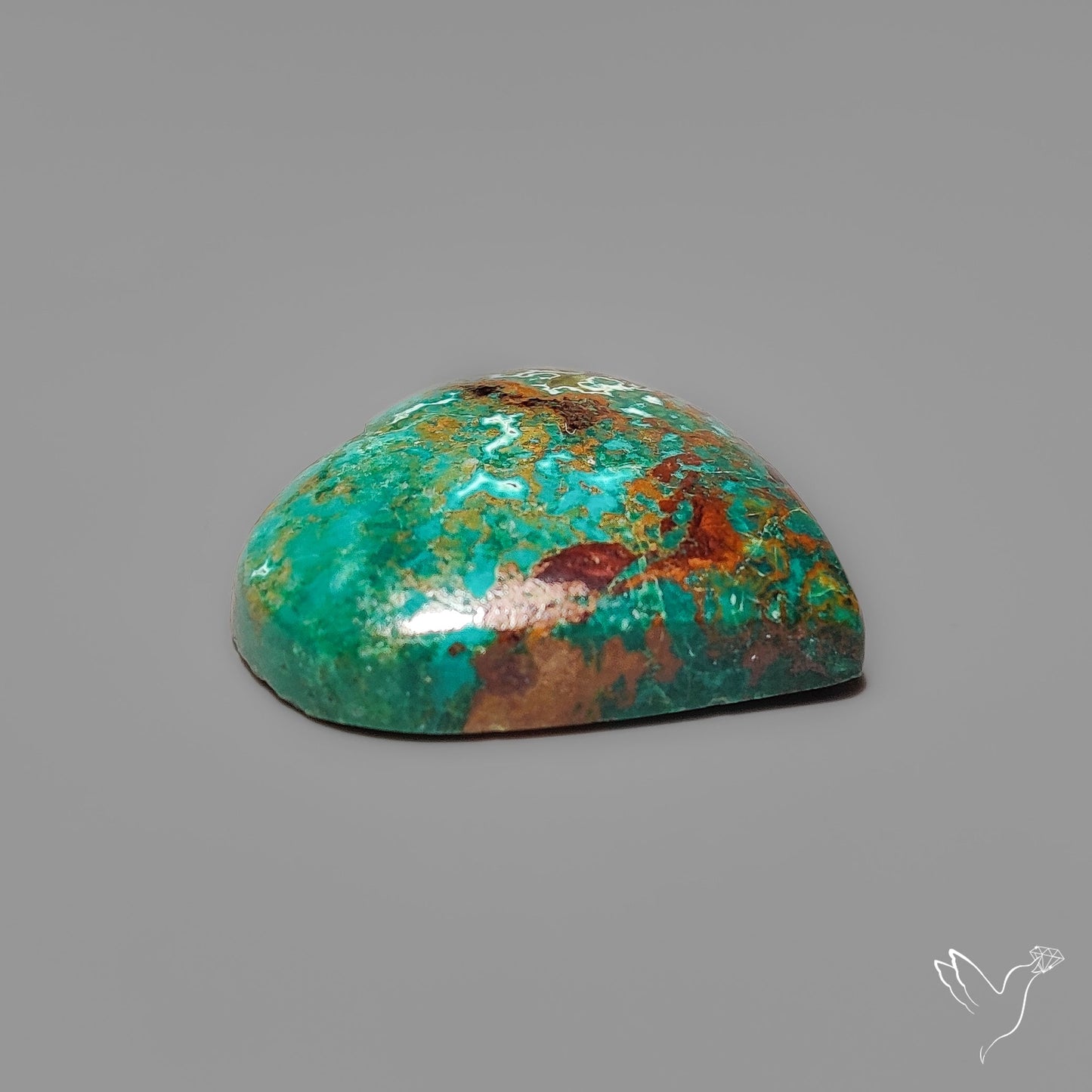 Parrot Wing Chrysocolla Cabochon