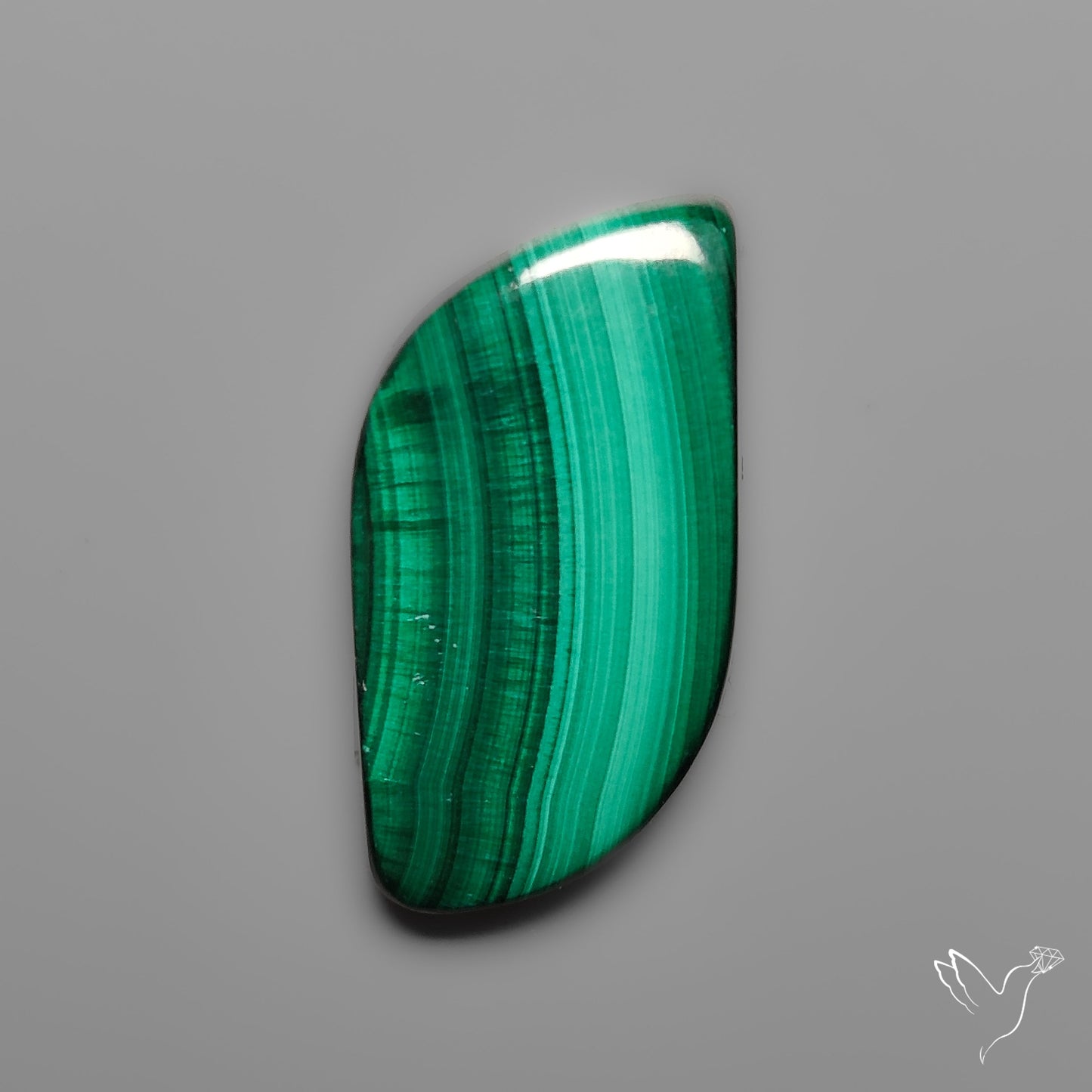 Malachite with Chattoyancy Cabochon