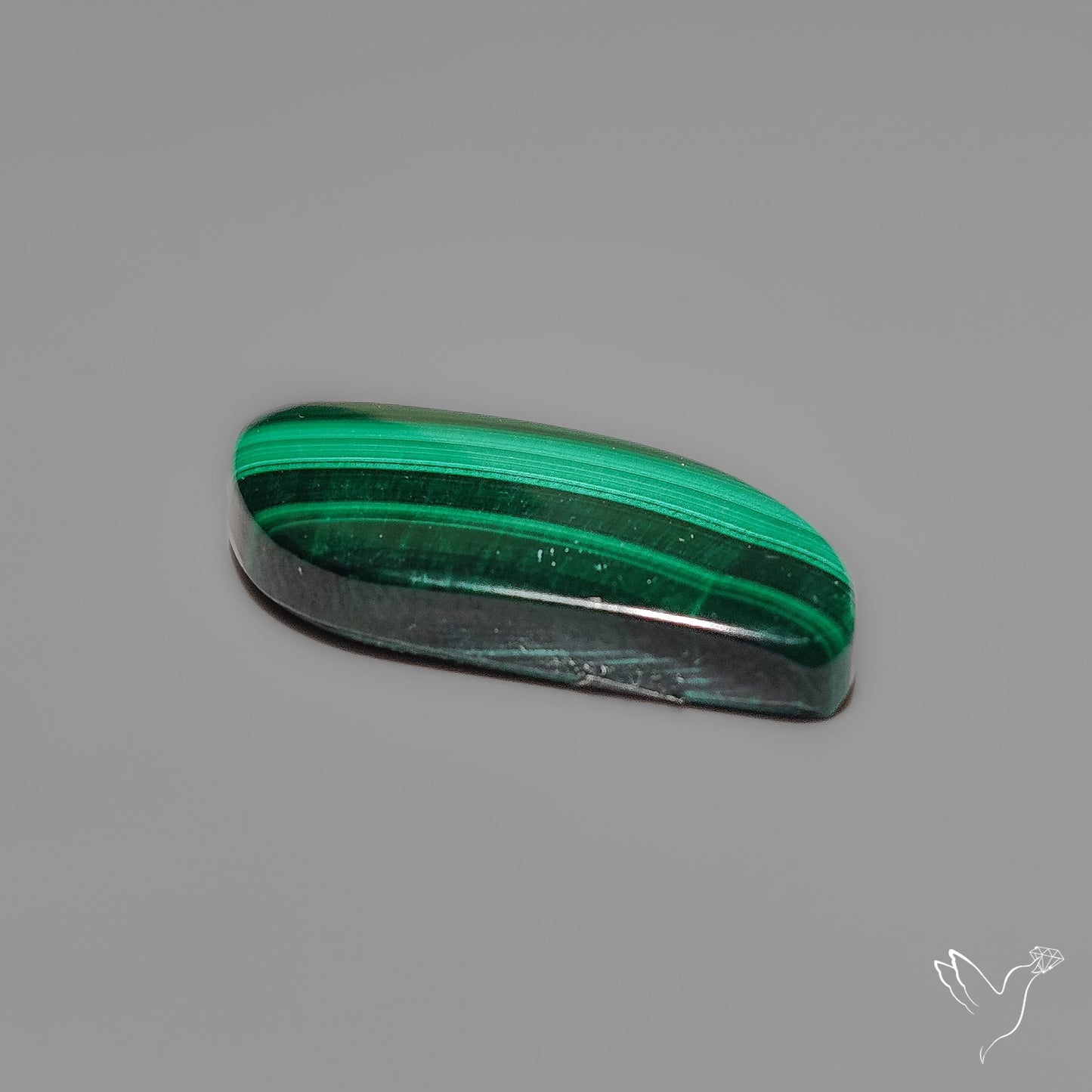 Malachite with Chattoyancy Cabochon