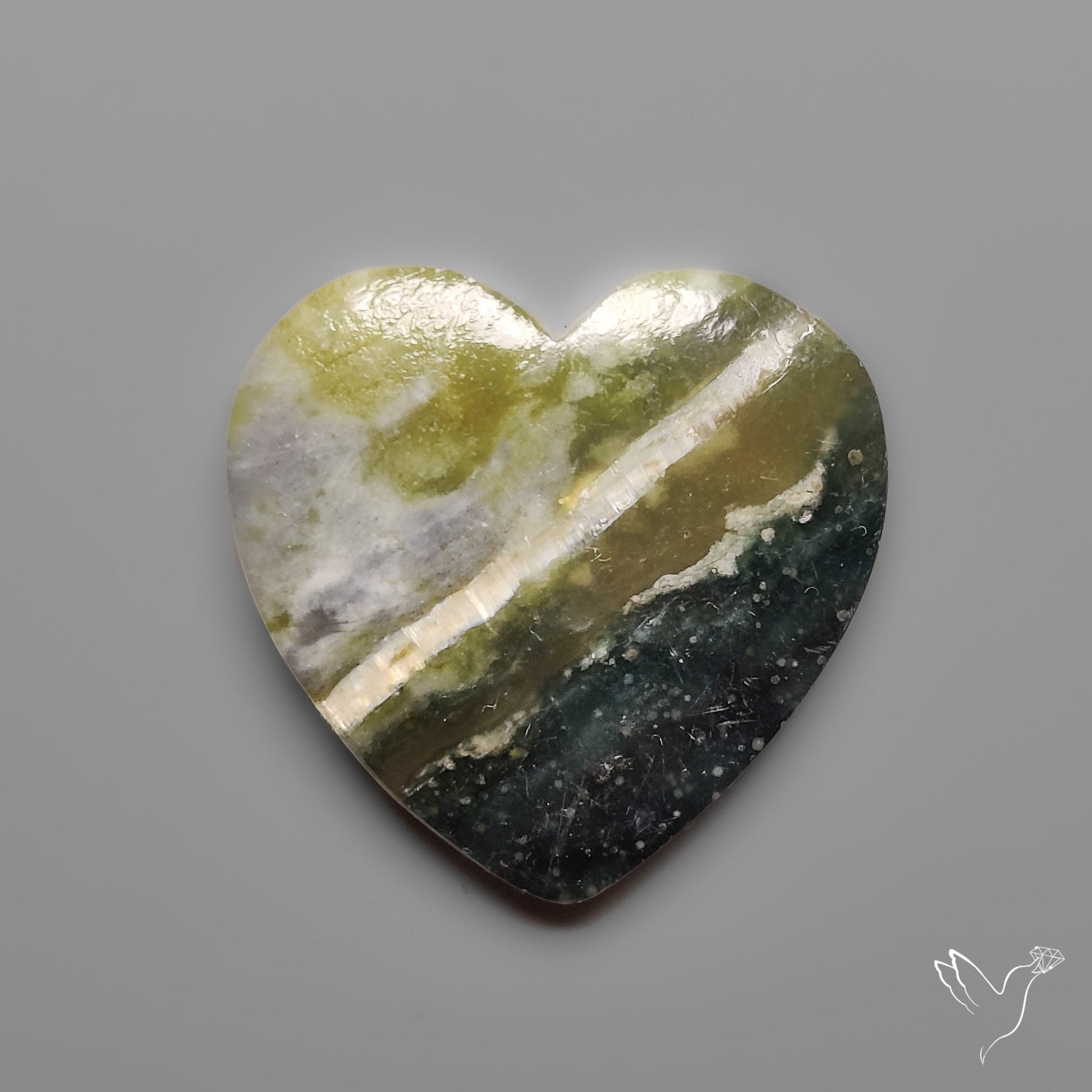 Golden Pietersite Cabochon Heart Shaped