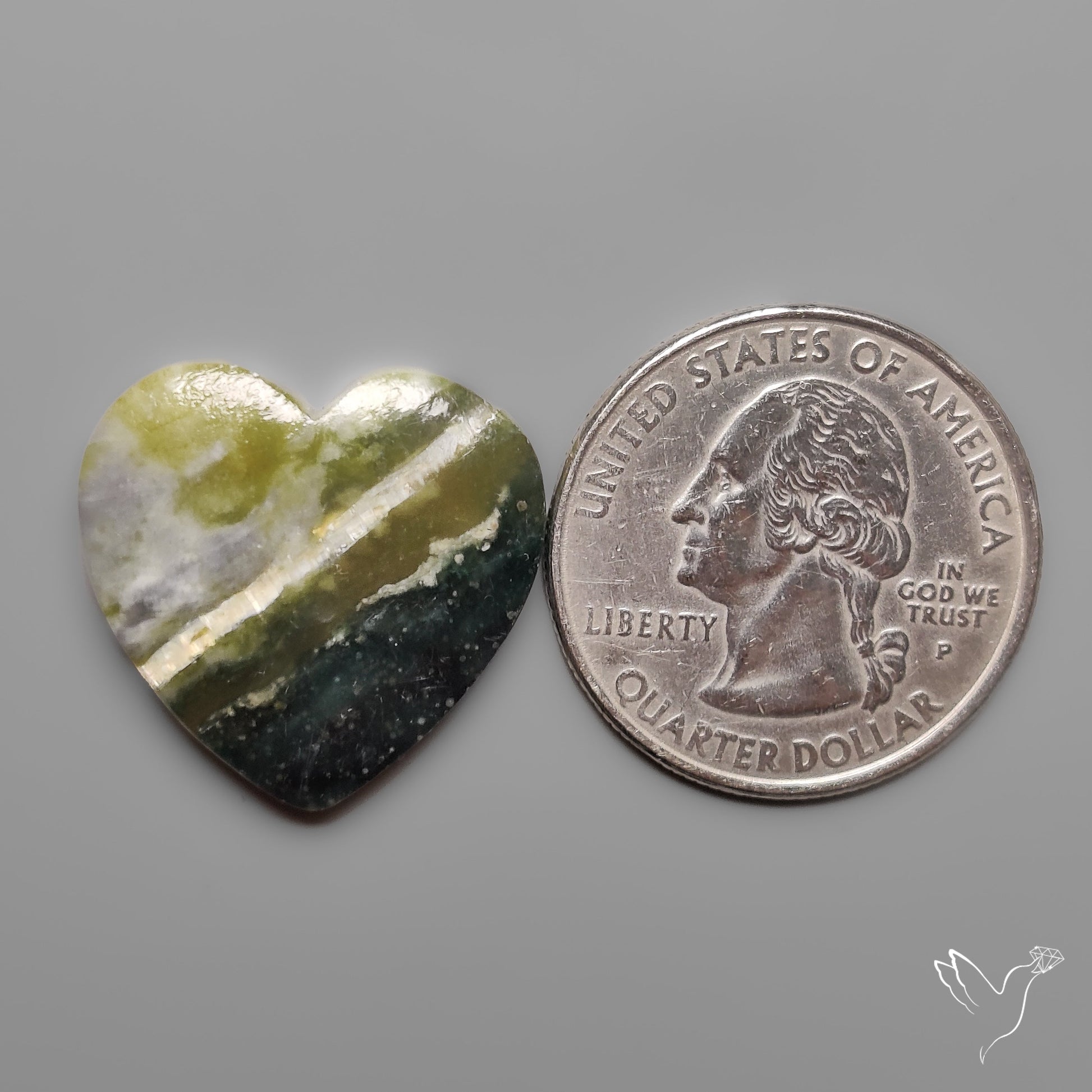Golden Pietersite Cabochon Heart Shaped