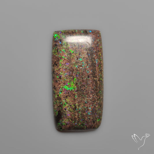 Andamooka Black Matrix Opal Cabochon