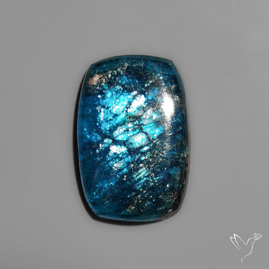 Flashy Neon Apatite Cabochon