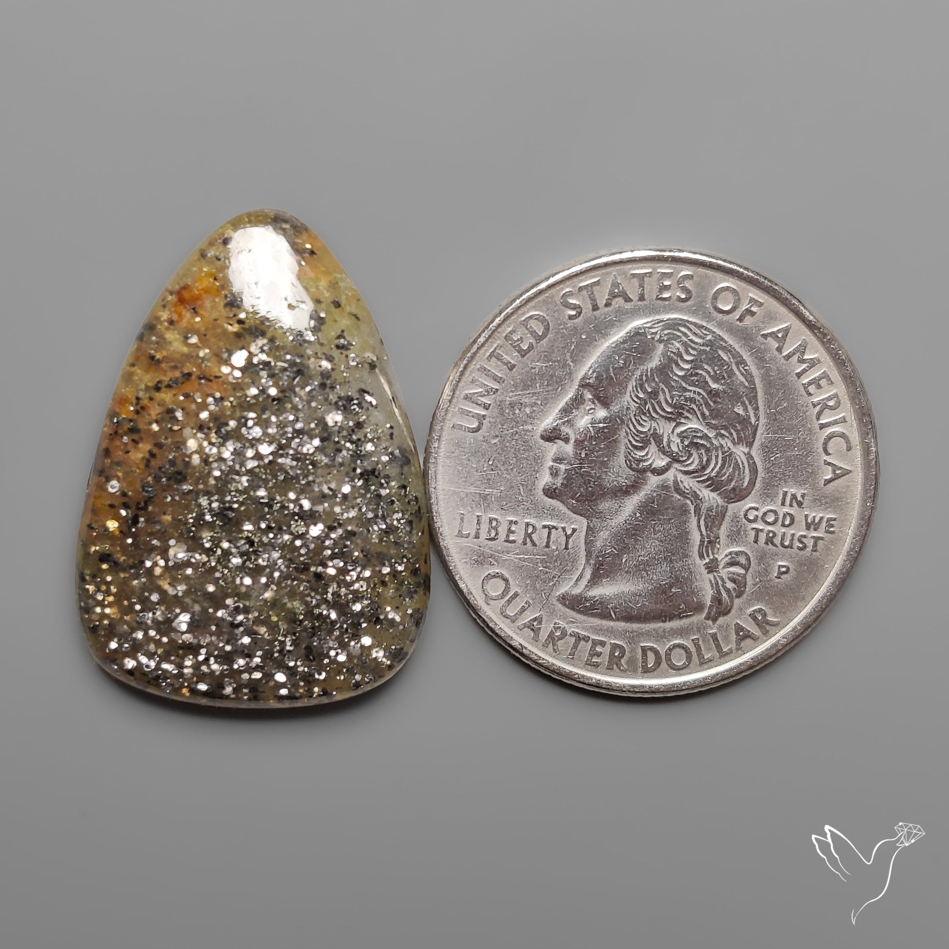 Midnight Quartzite Cabochon