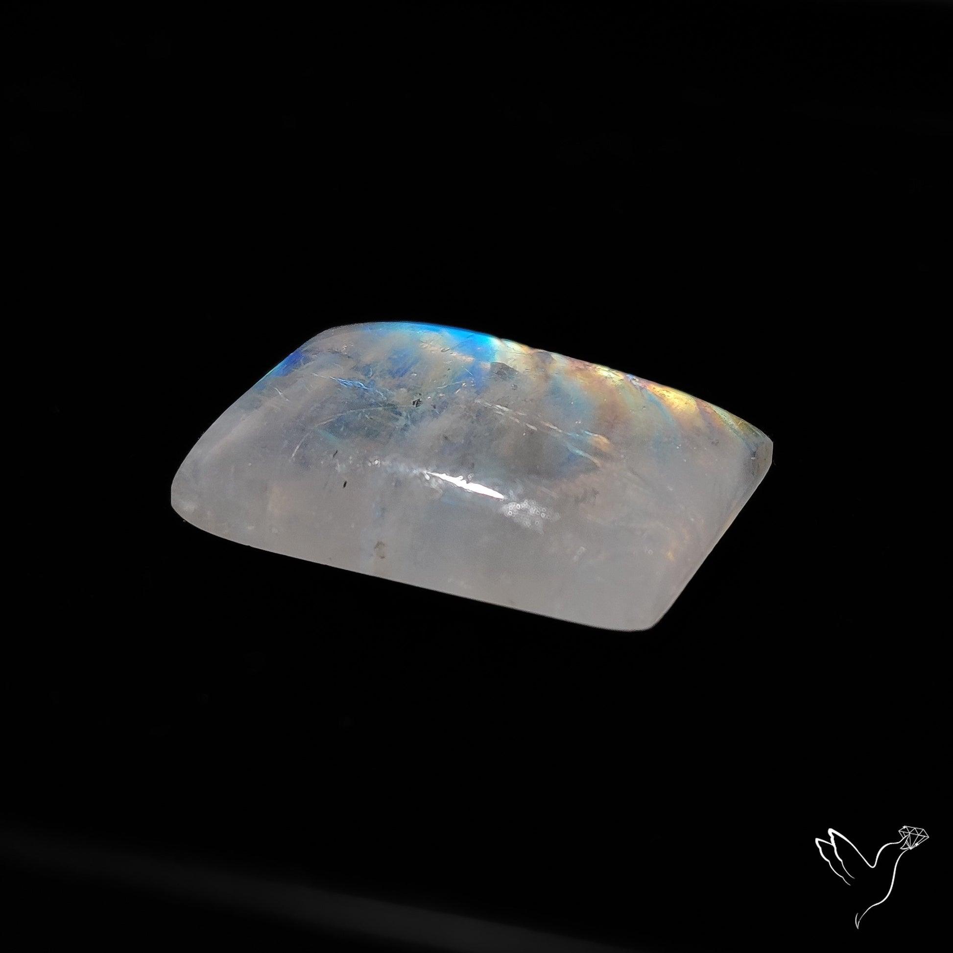 Rainbow Moonstone Cabochon