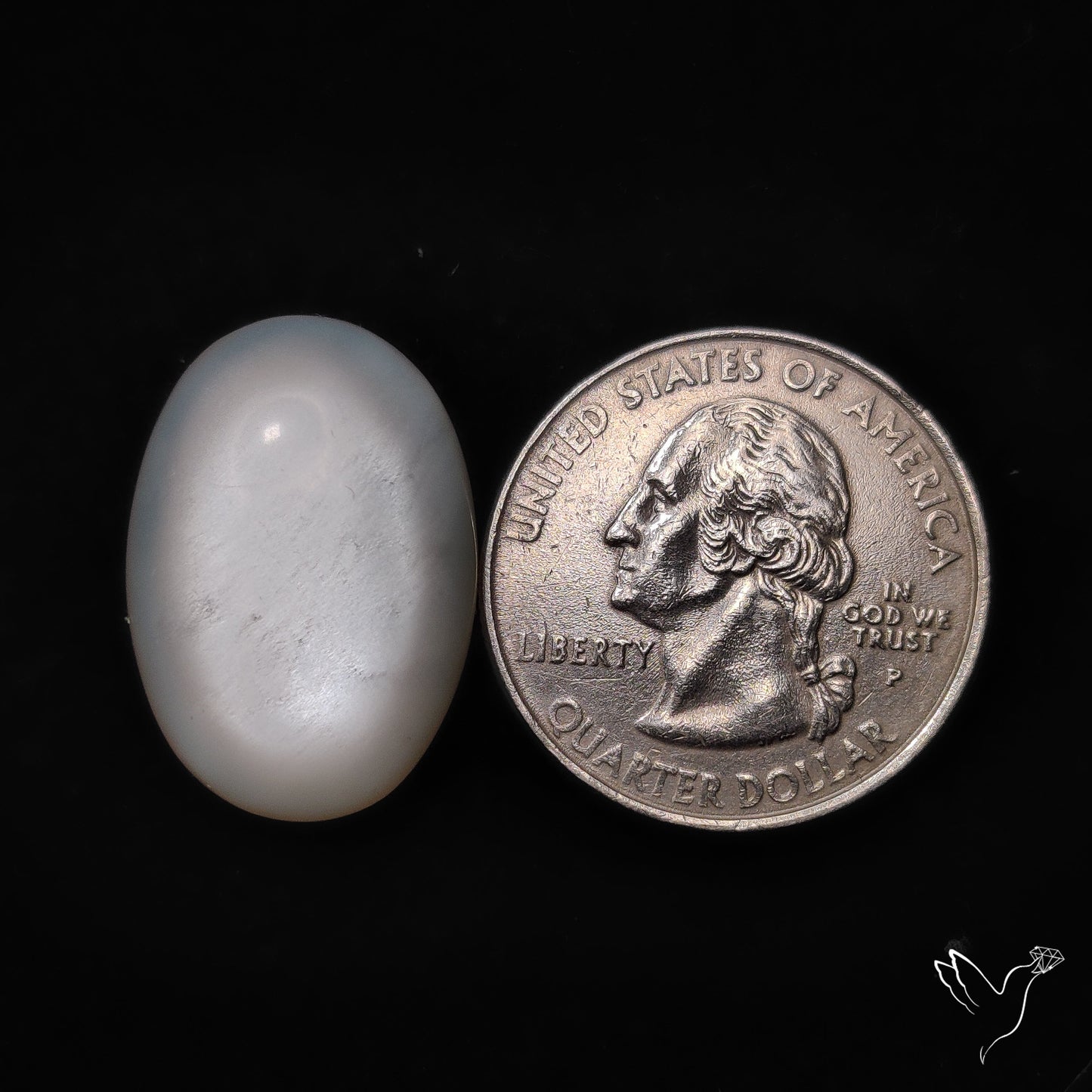 White Moonstone Cabochon