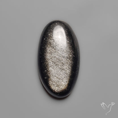 Silversheen Obsidian Cabochon