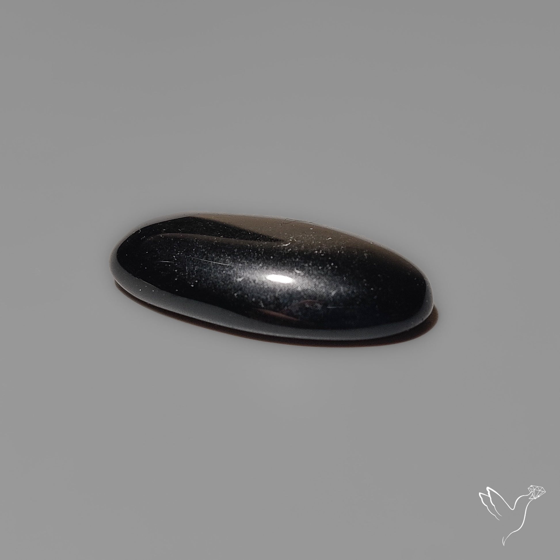 Silversheen Obsidian Cabochon