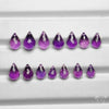 Faceted Amethyst Drops Set