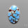 Golden Hill Turquoise Rare Top Grade Cabochon