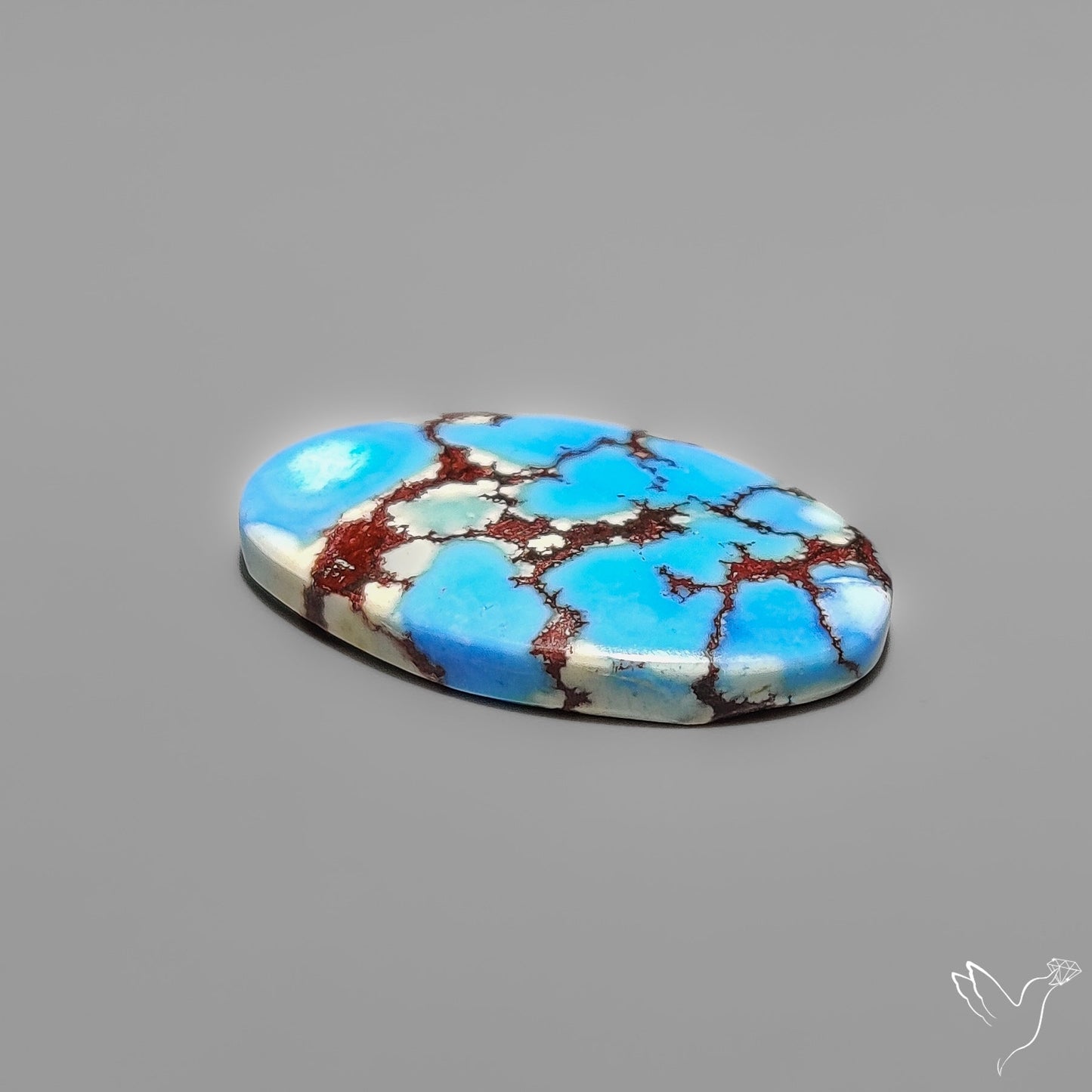 Golden Hill Turquoise Rare Top Grade Cabochon