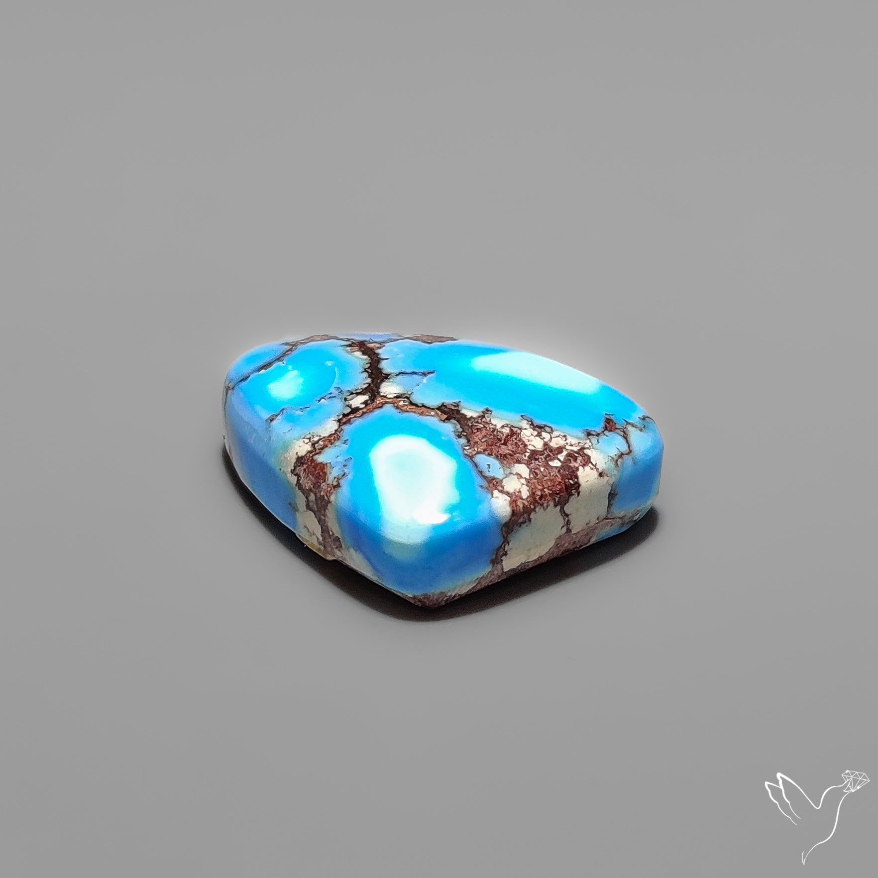 Golden Hill Turquoise Rare Top Grade Cabochon