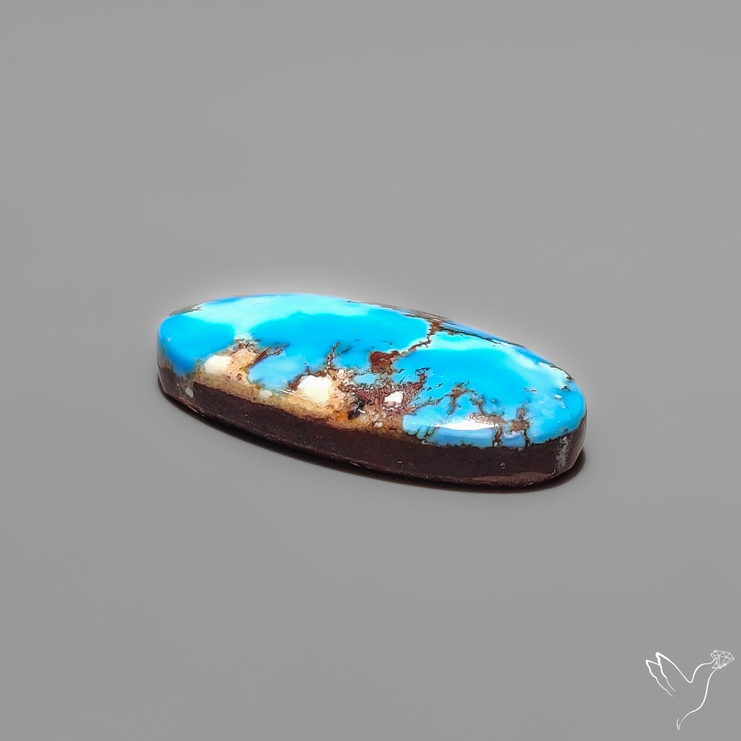 Golden Hill Turquoise Rare Top Grade Cabochon