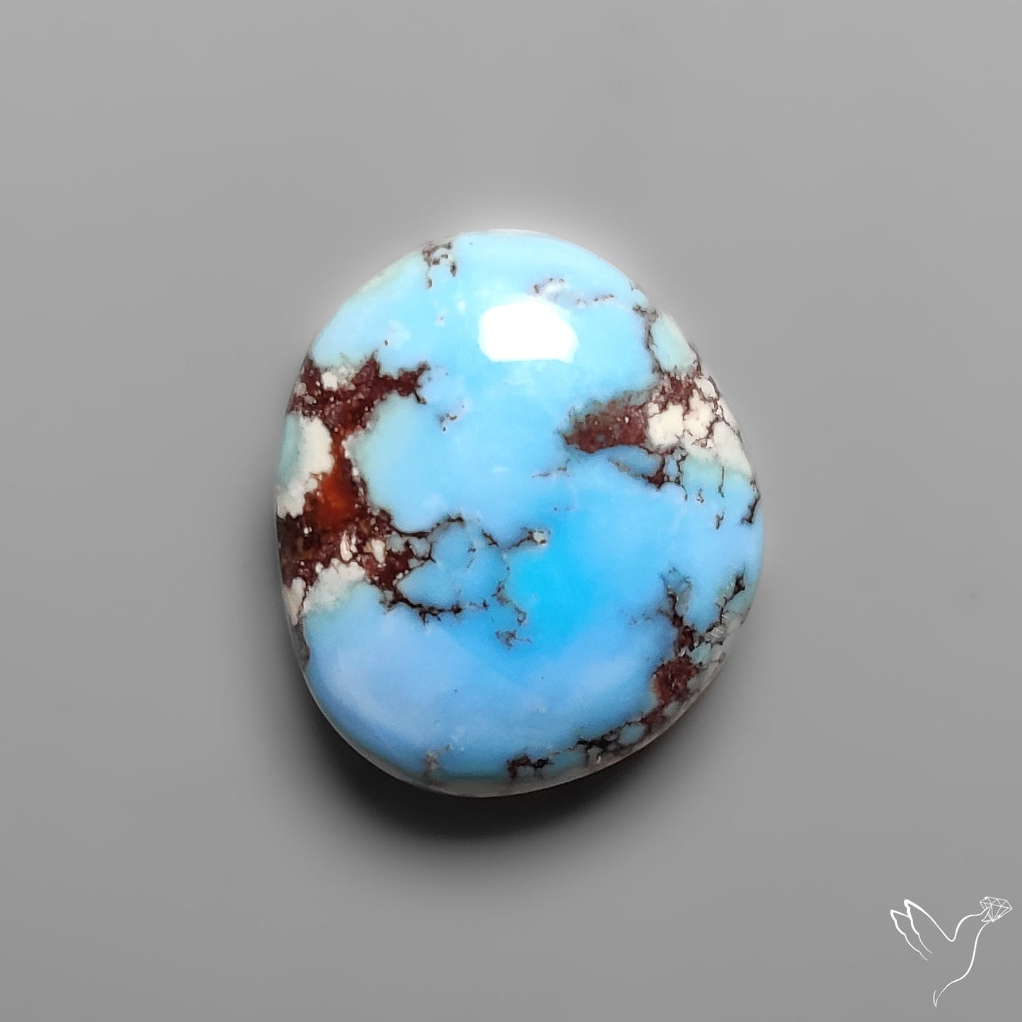 Golden Hill Turquoise Rare Top Grade Cabochon