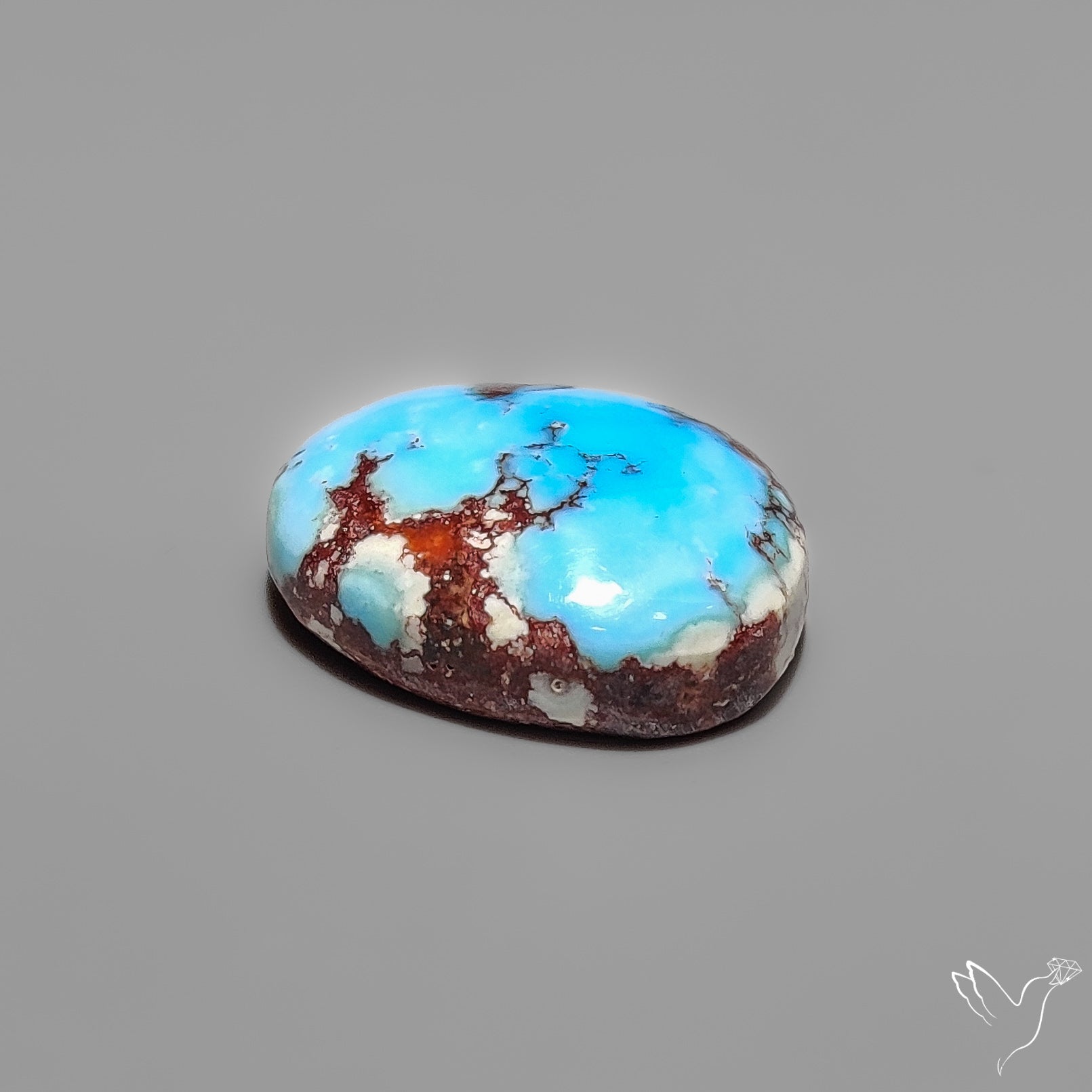 Golden Hill Turquoise Rare Top Grade Cabochon
