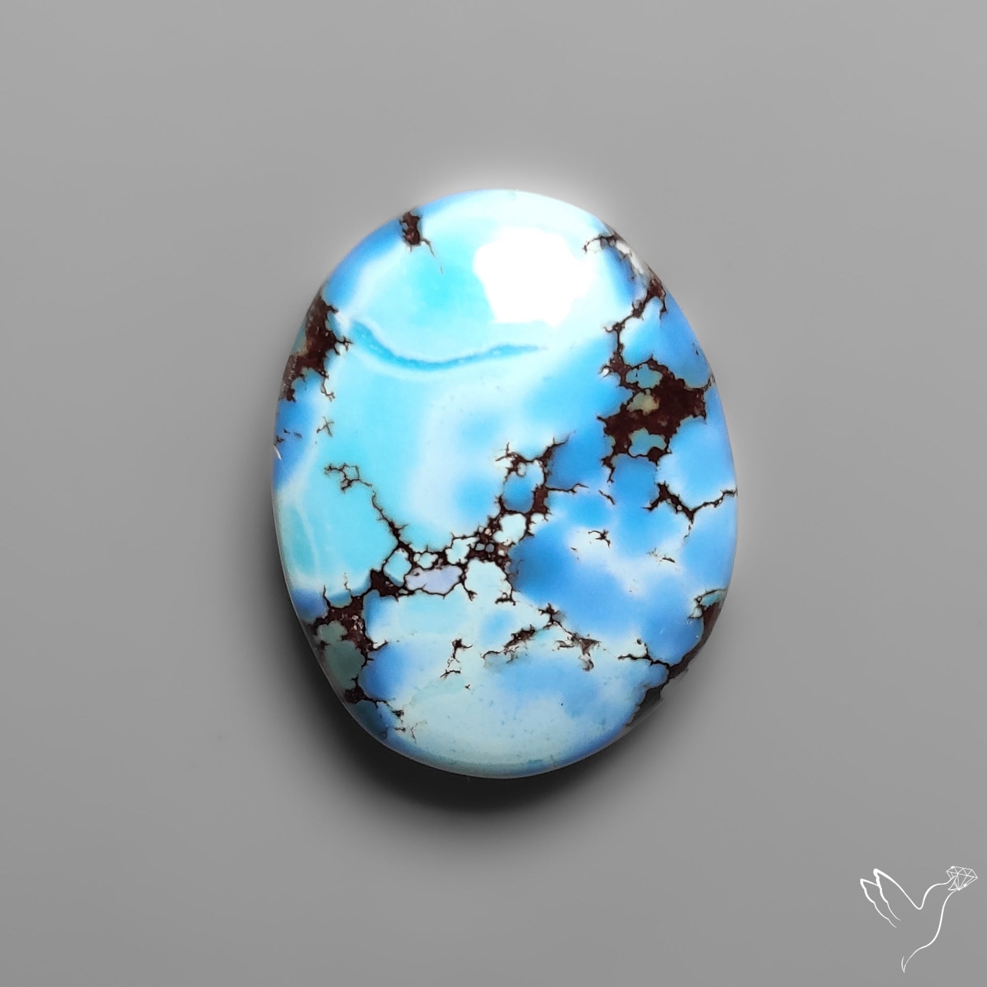 Golden Hill Turquoise Rare Top Grade Cabochon