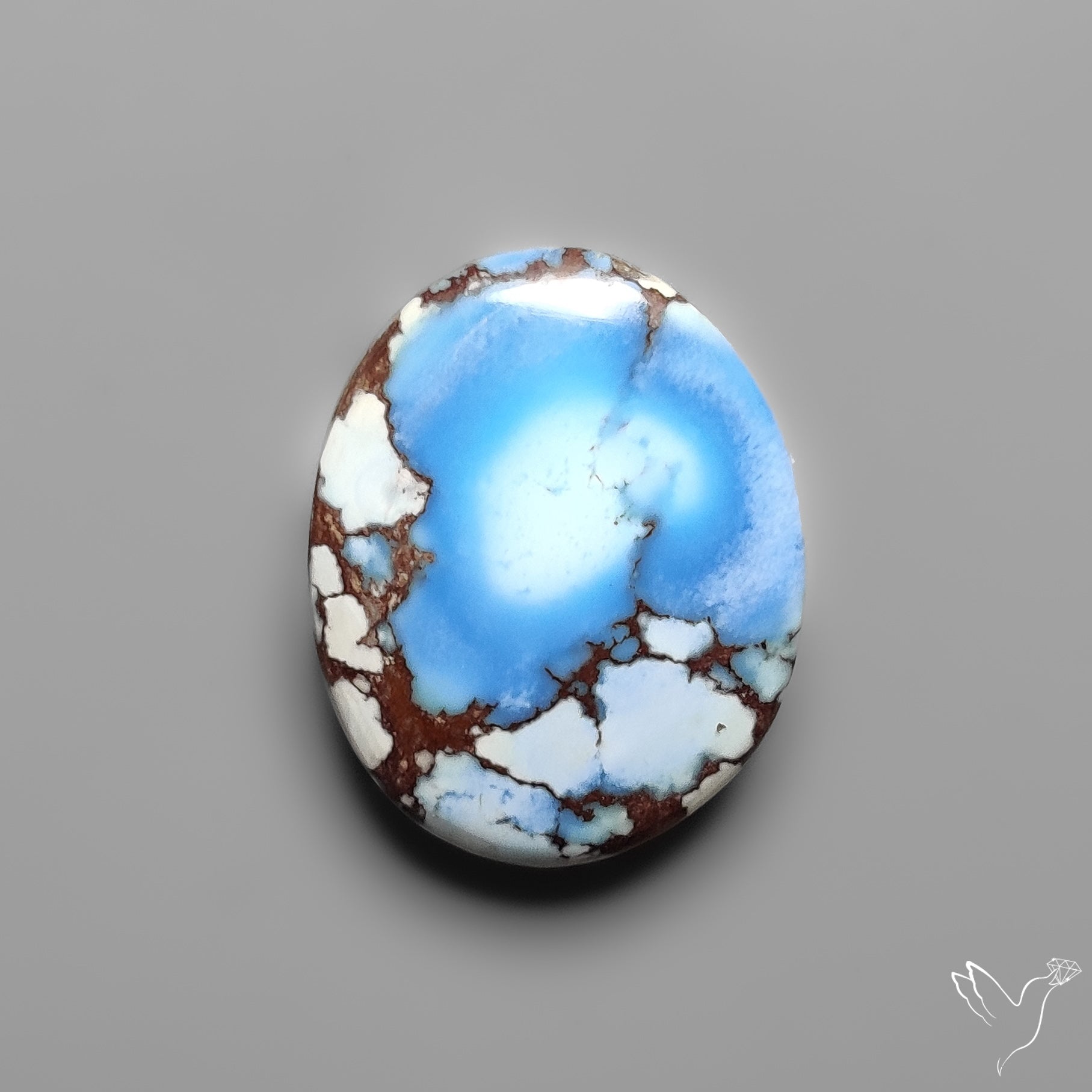 Golden Hill Turquoise Rare Top Grade Cabochon