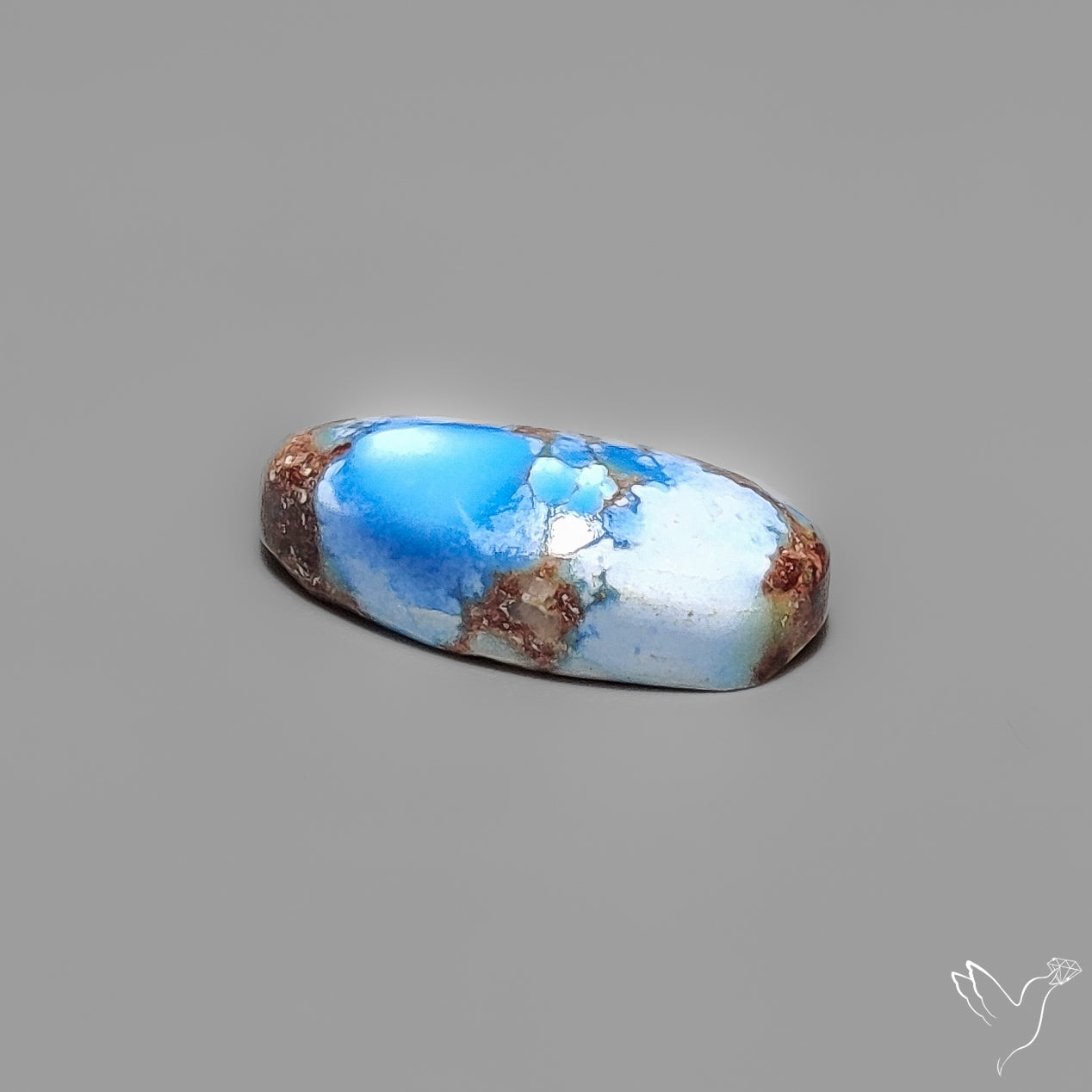 Golden Hill Turquoise Rare Top Grade Cabochon