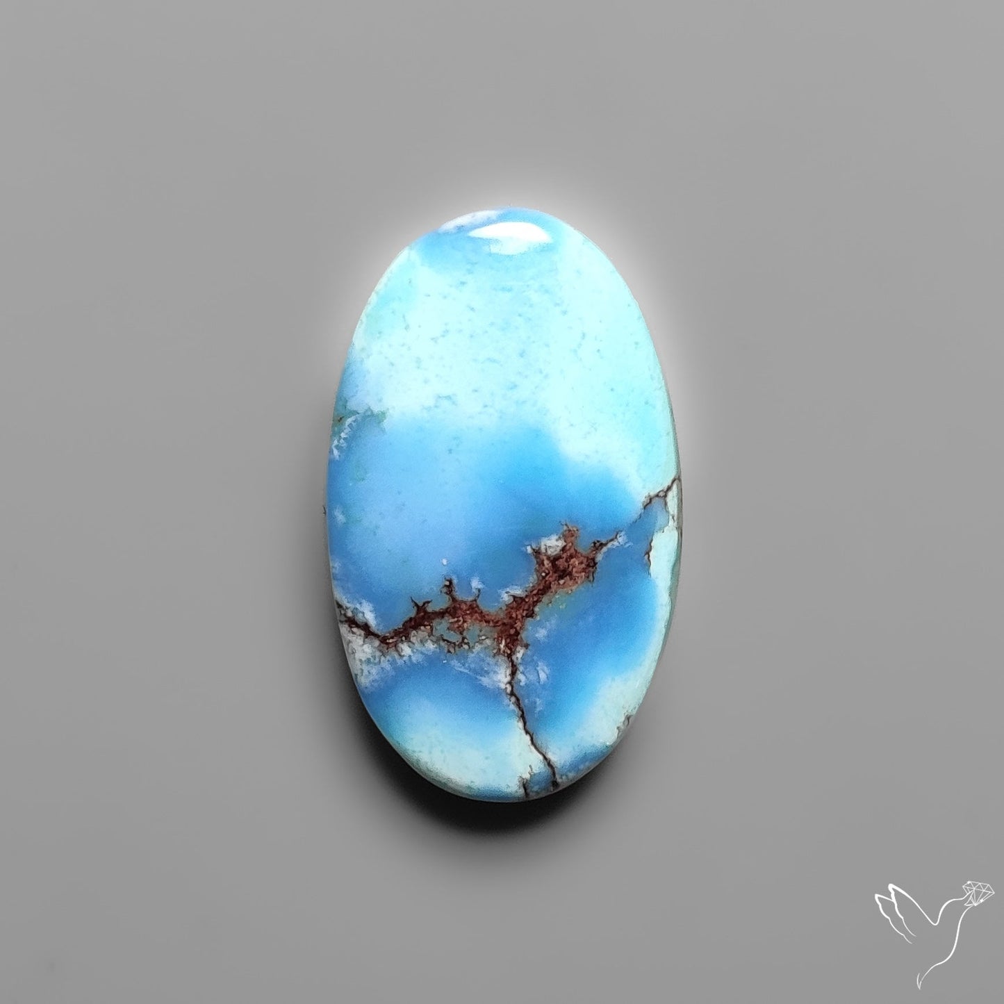 Golden Hill Turquoise Rare Top Grade Cabochon