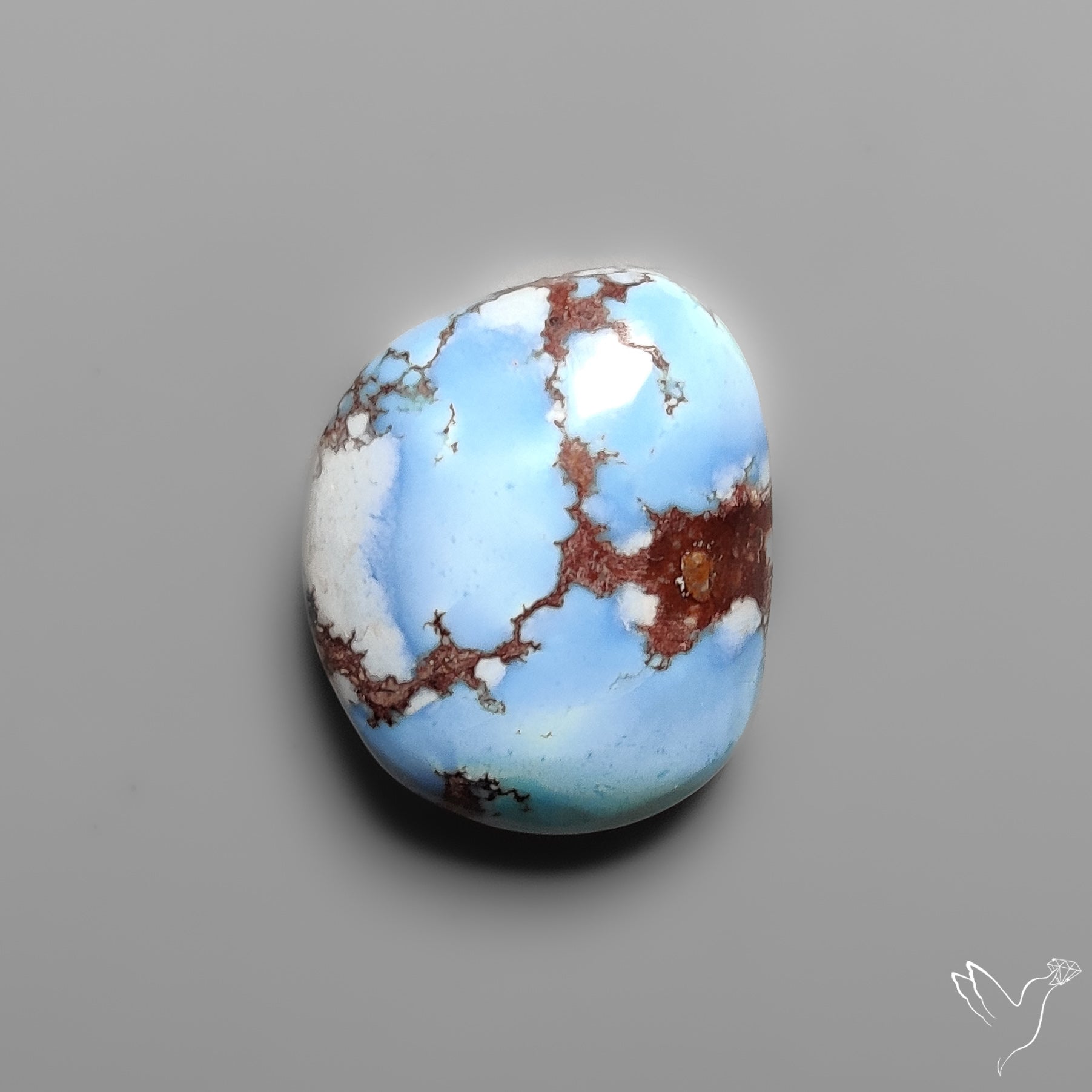 Golden Hill Turquoise Rare Top Grade Cabochon