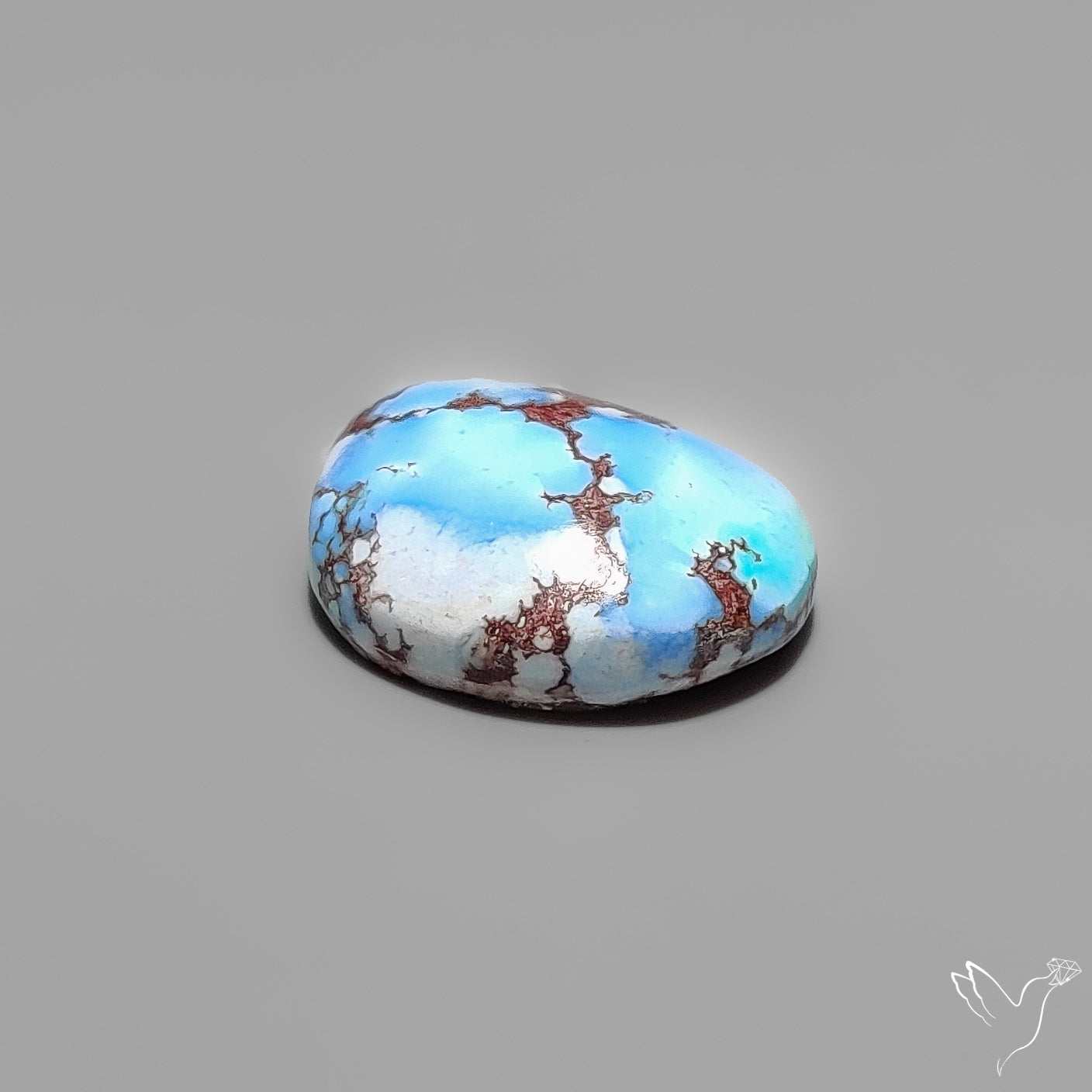 Golden Hill Turquoise Rare Top Grade Cabochon