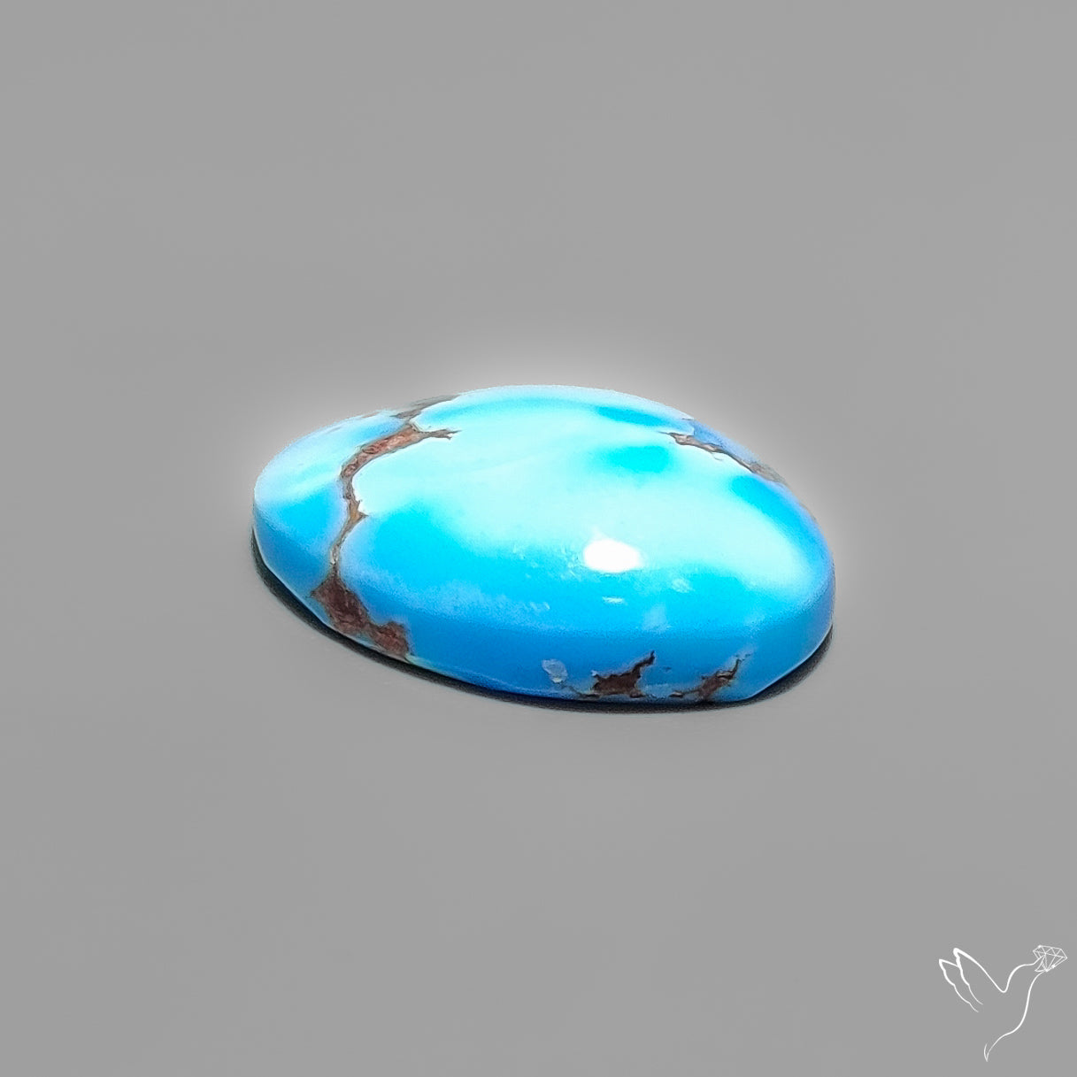 Golden Hill Turquoise Rare Top Grade Cabochon