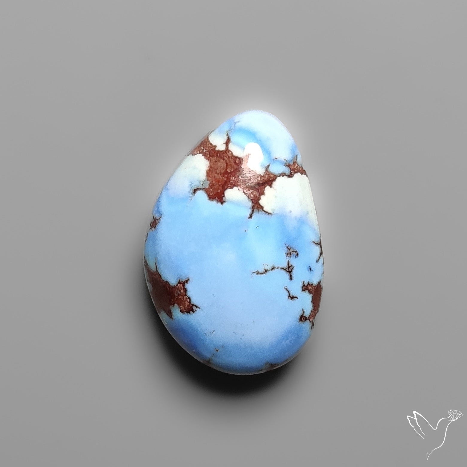 Golden Hill Turquoise Rare Top Grade Cabochon