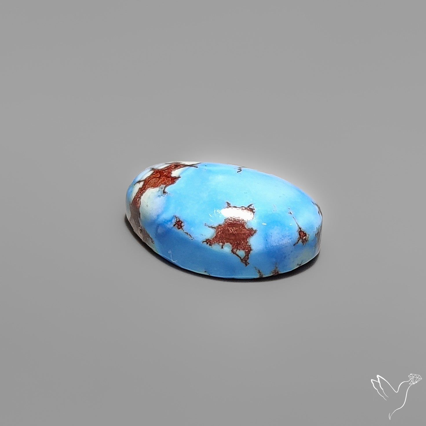 Golden Hill Turquoise Rare Top Grade Cabochon