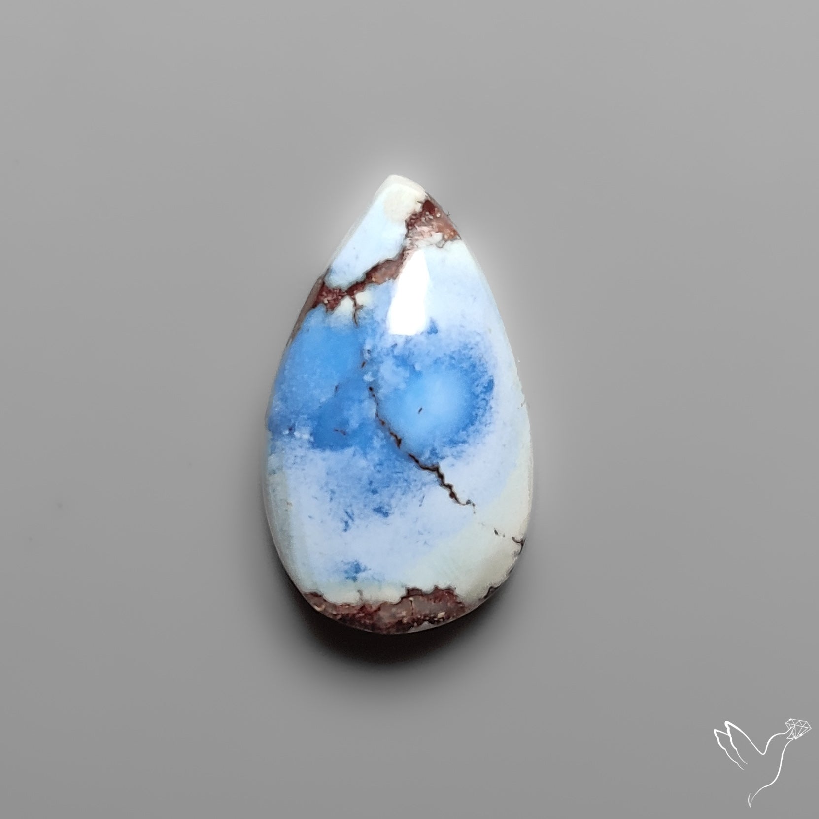 Golden Hill Turquoise Rare Top Grade Cabochon