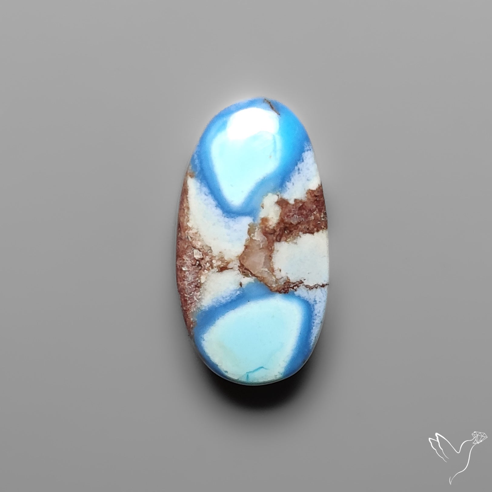 Golden Hill Turquoise Rare Top Grade Cabochon