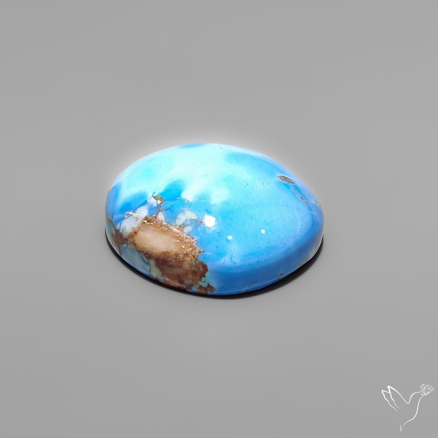 Golden Hill Turquoise Rare Top Grade Cabochon