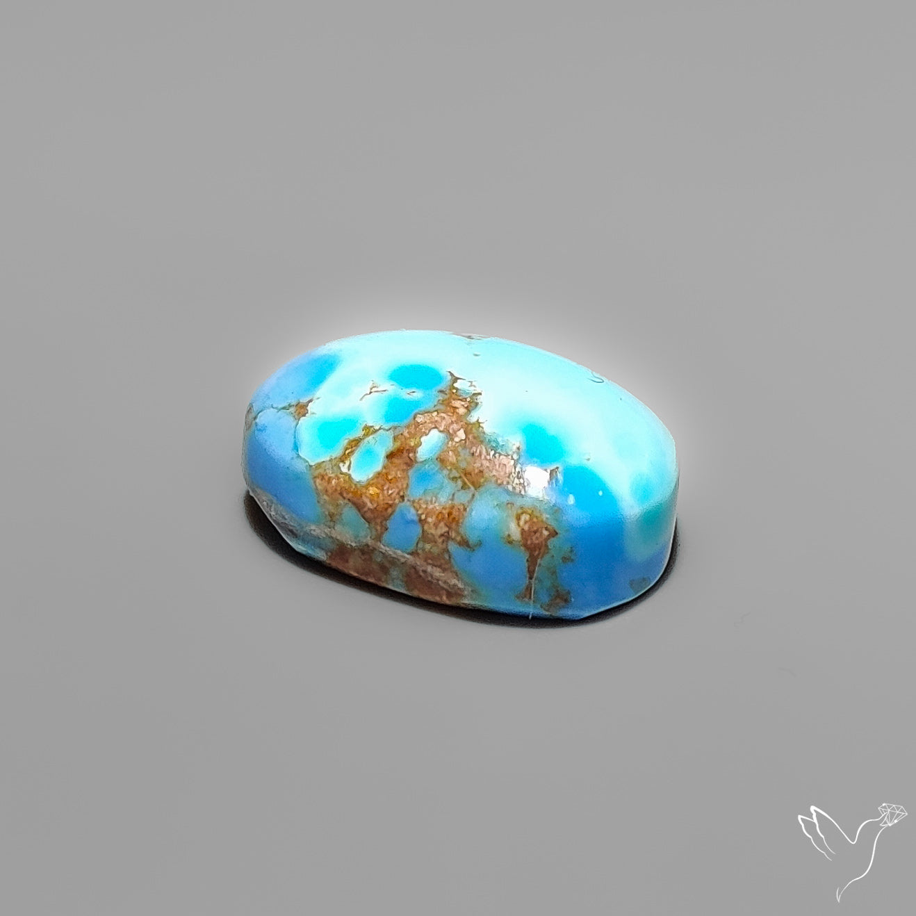 Golden Hill Turquoise Rare Top Grade Cabochon