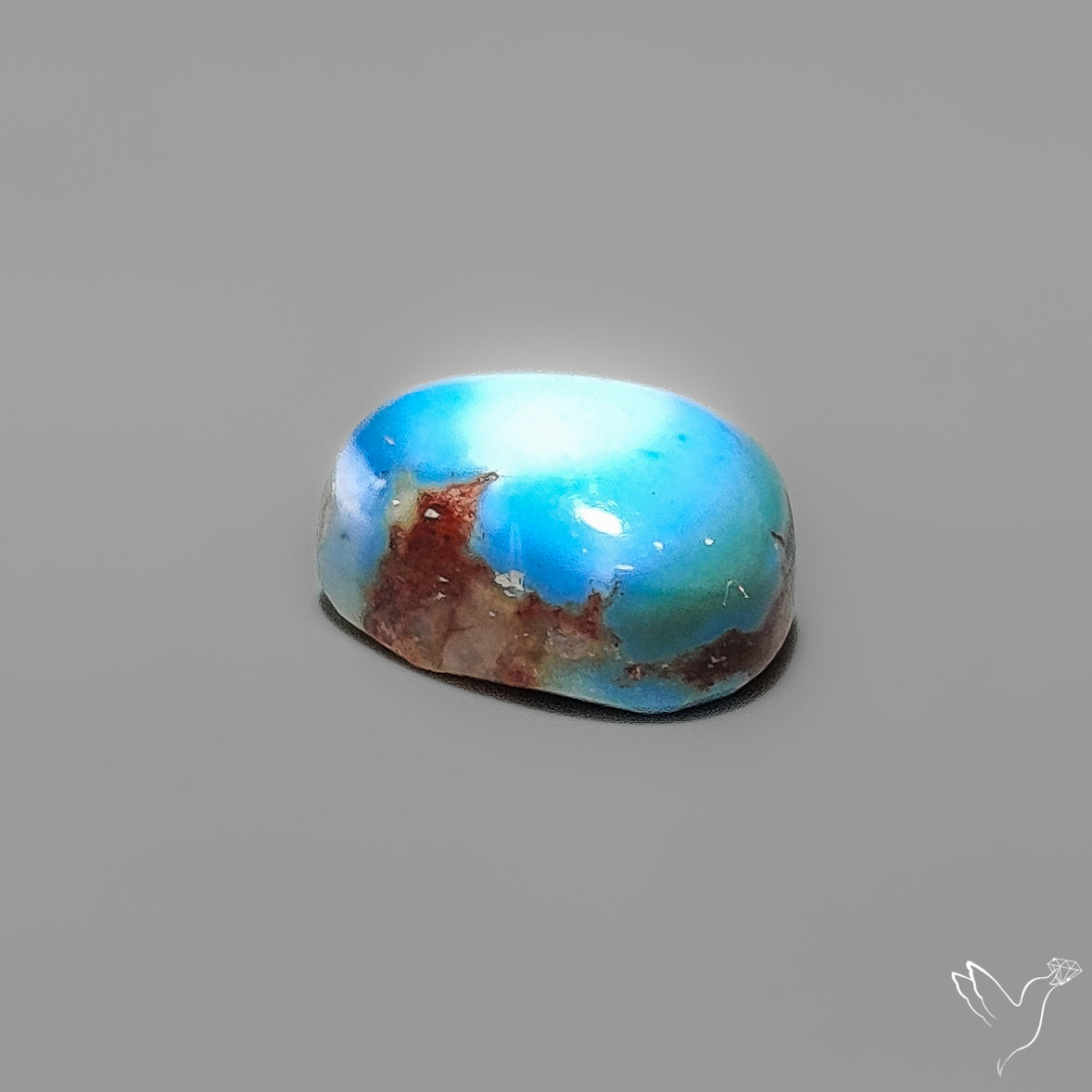 Golden Hill Turquoise Rare Top Grade Cabochon