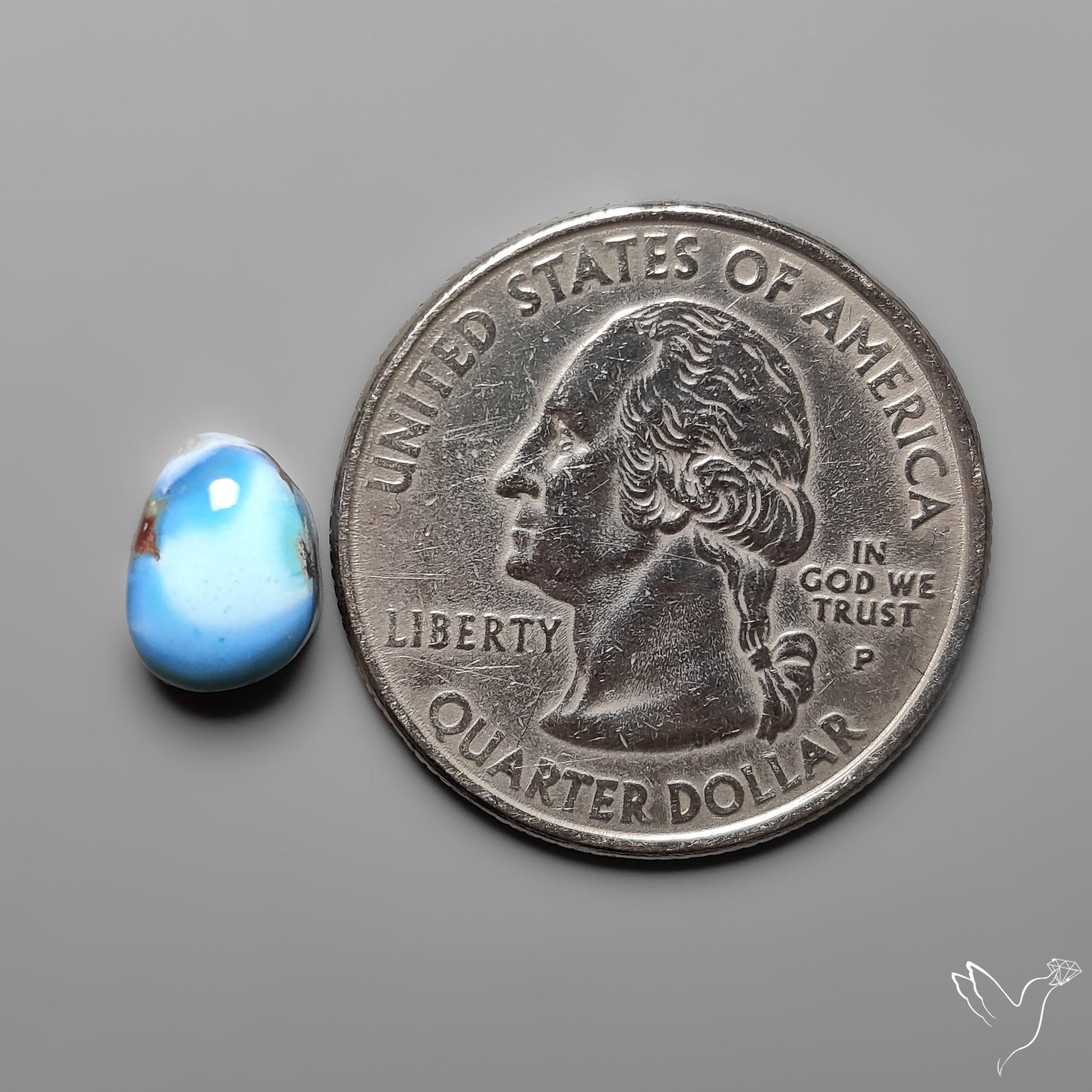 Golden Hill Turquoise Rare Top Grade Cabochon