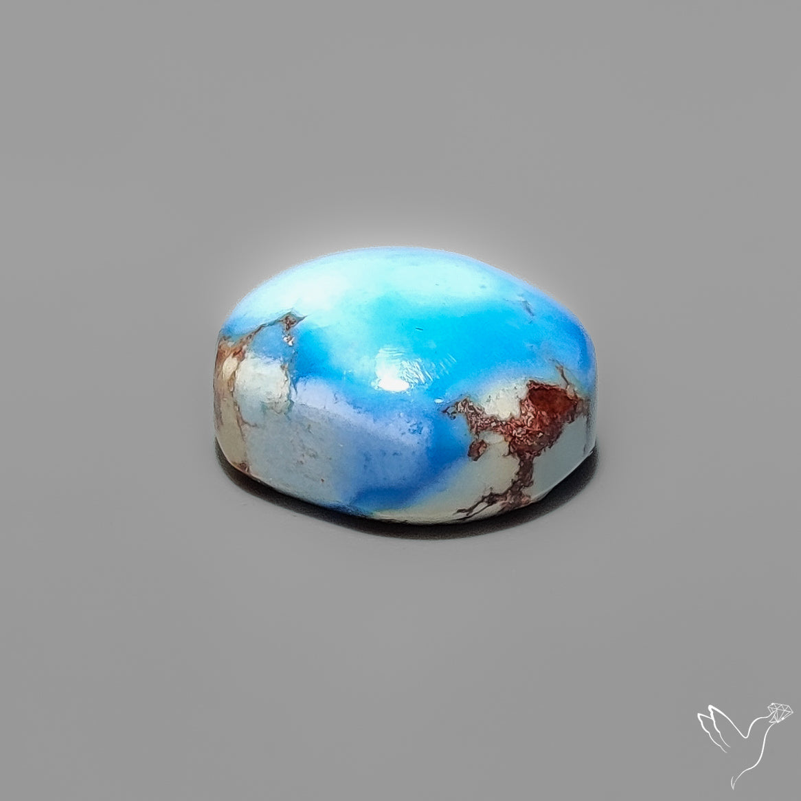Golden Hill Turquoise Rare Top Grade Cabochon