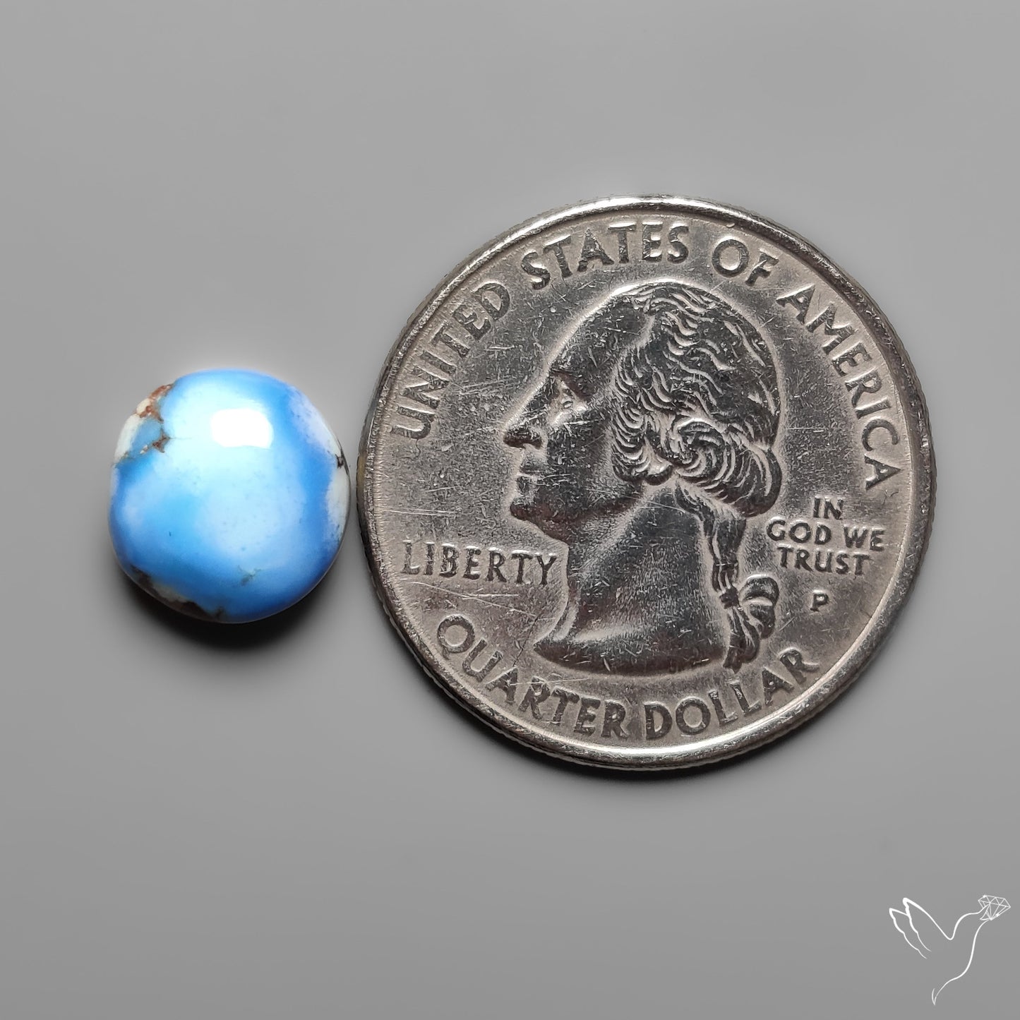 Golden Hill Turquoise Rare Top Grade Cabochon